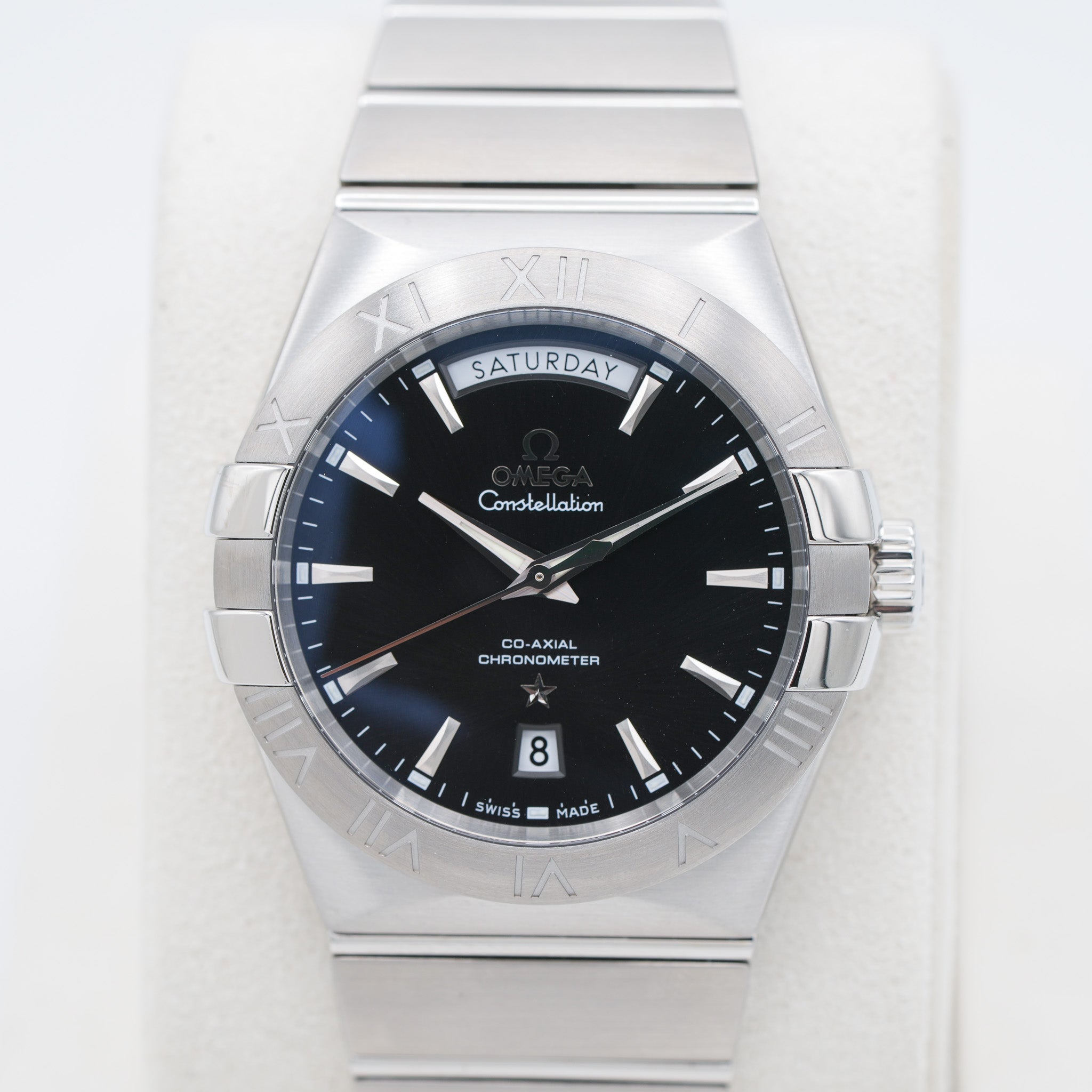Omega 123.10.38.22.01.001 Constellation Day Date 38mm Watch 12310382201001 dial 2