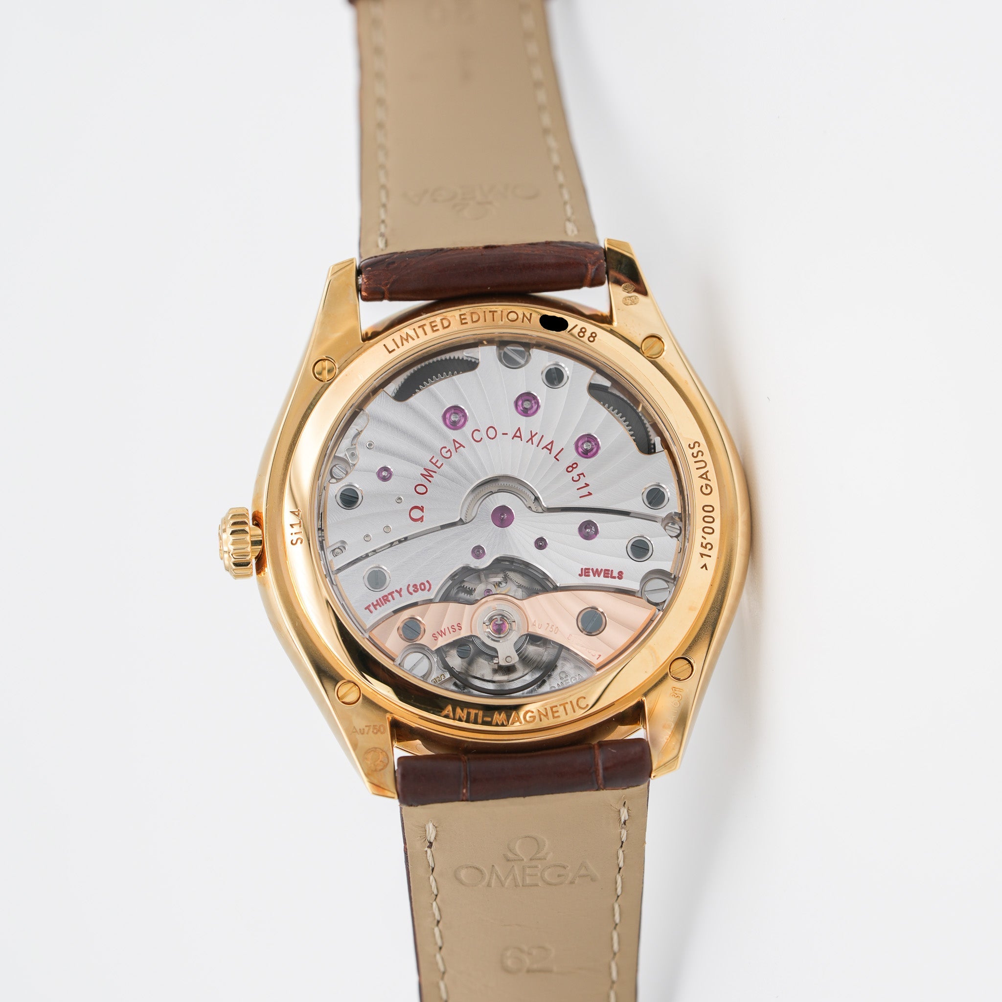 Omega De Ville Tresor Master Co-Axial Chronometer 40mm 18k Yellow Gold movement