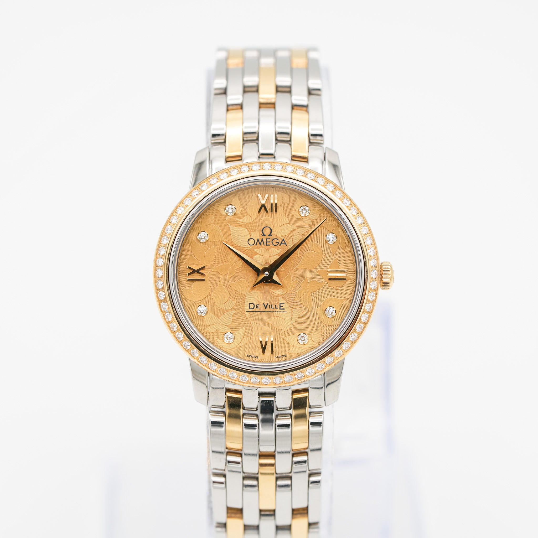 Omega 424.25.27.60.58.002 De Ville Prestige Butterfly Quartz 27.4mm Watch dial 2