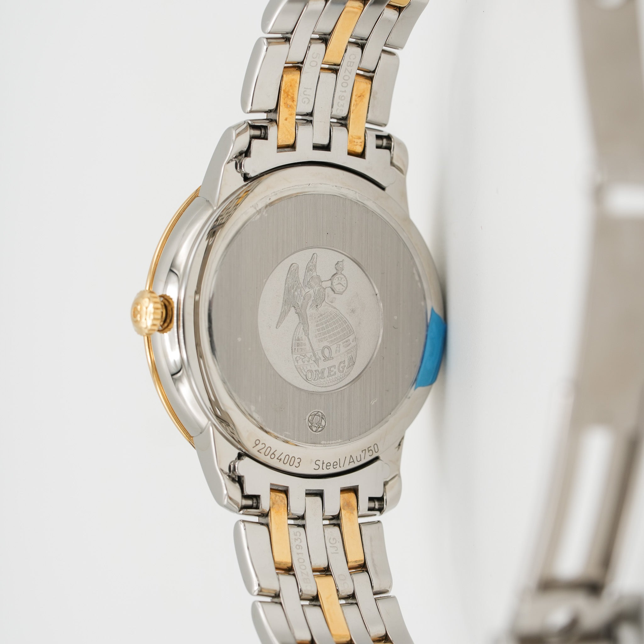 Omega De Ville Prestige Butterfly Quartz 32.7 mm Gold and Steel 424.253.360.58.001 caseback