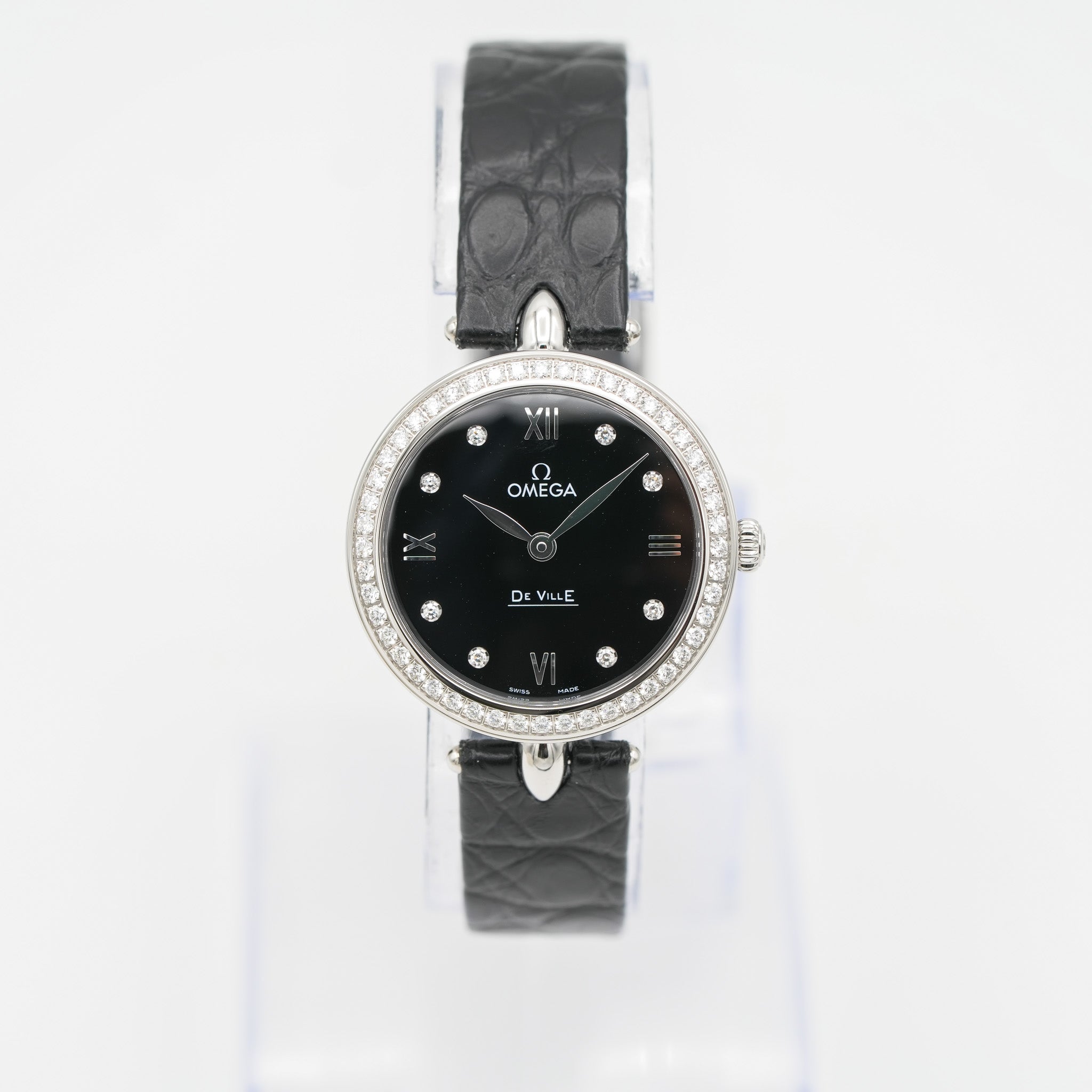 Omega 424.18.27.60.51.001 De Ville Prestige Dewdrop Quartz 27.4mm Watch dial