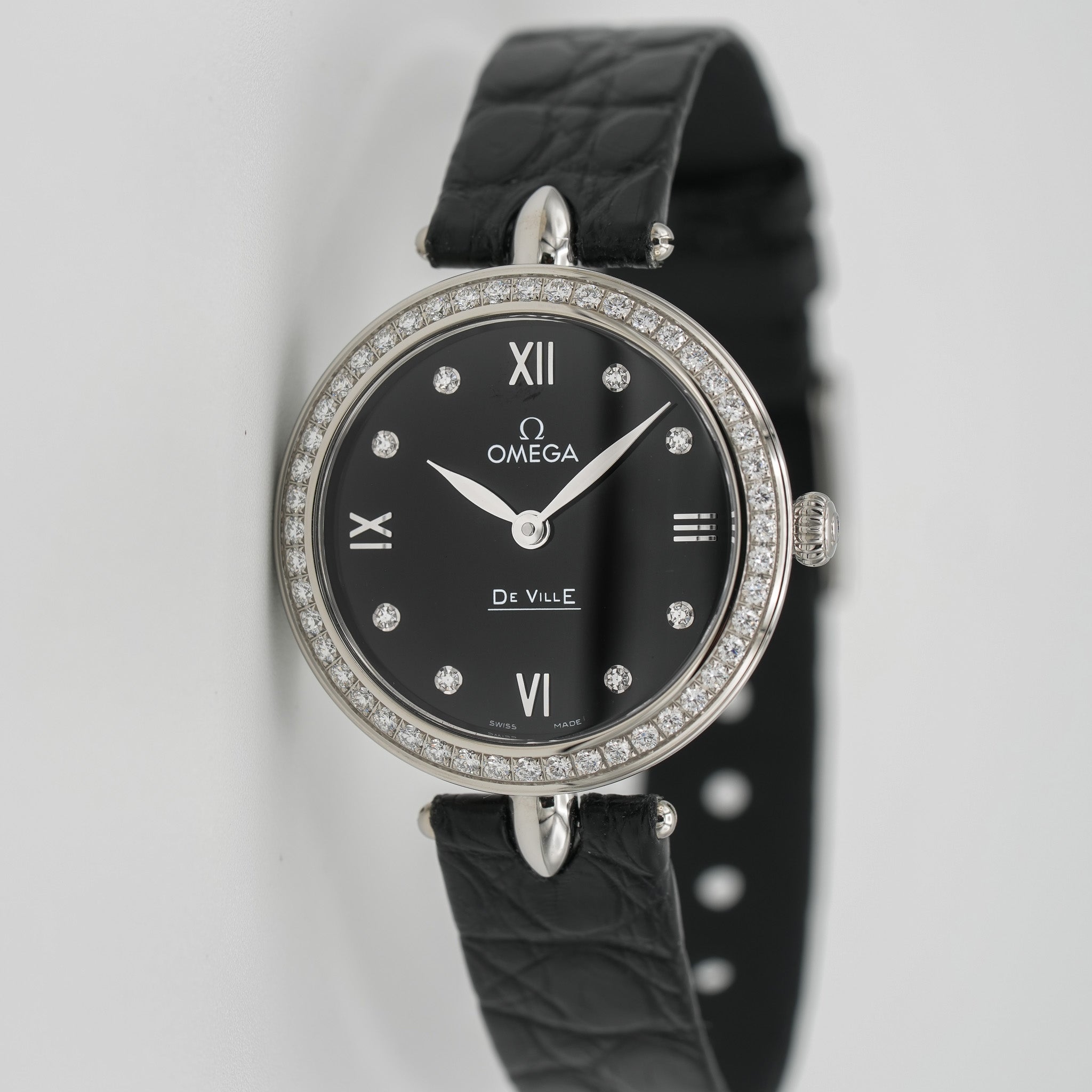 Omega 424.18.27.60.51.001 De Ville Prestige Dewdrop Quartz 27.4mm Watch dial 2