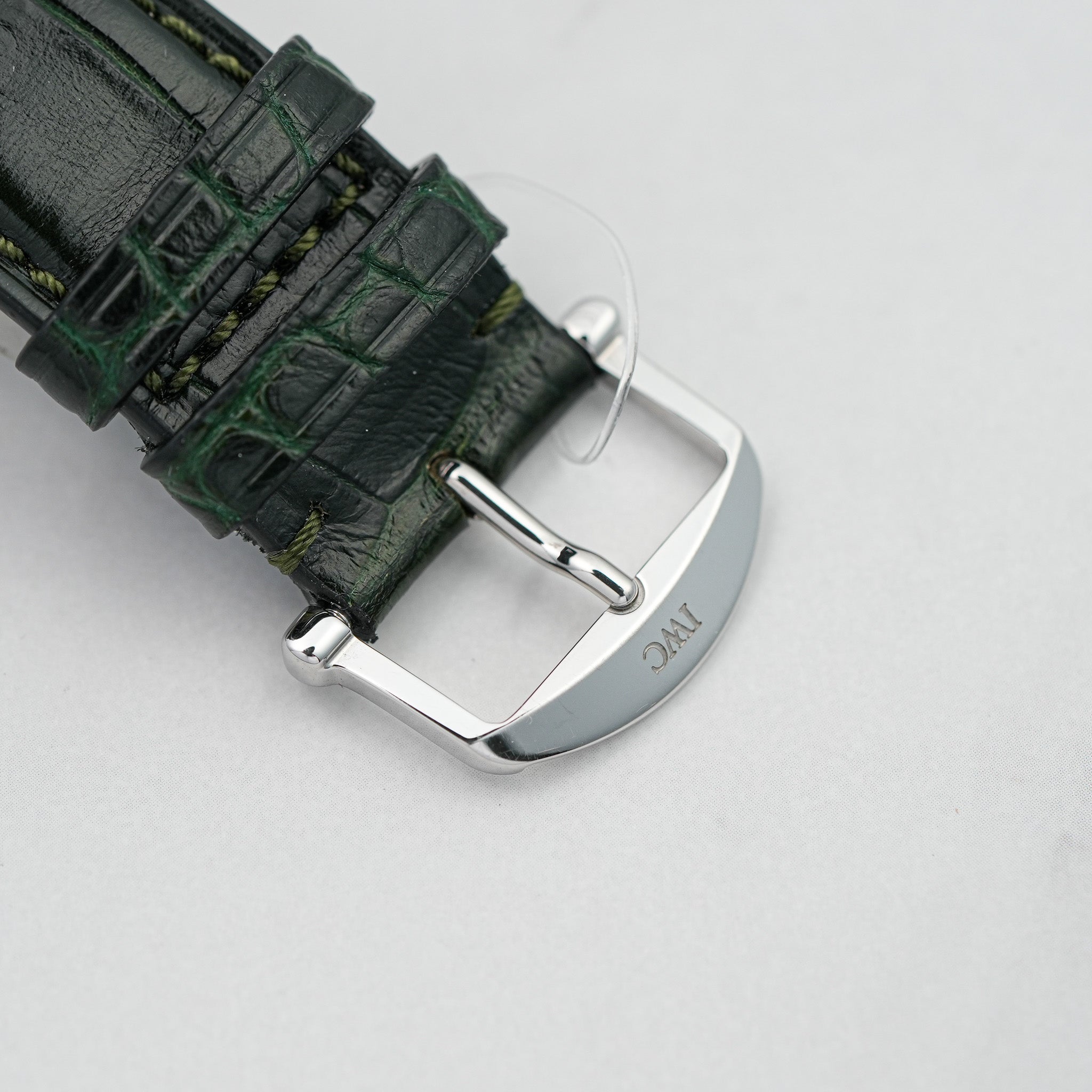 IWC IW391405 Portofino Chronograph 39 Green Dial Steel Watch buckle