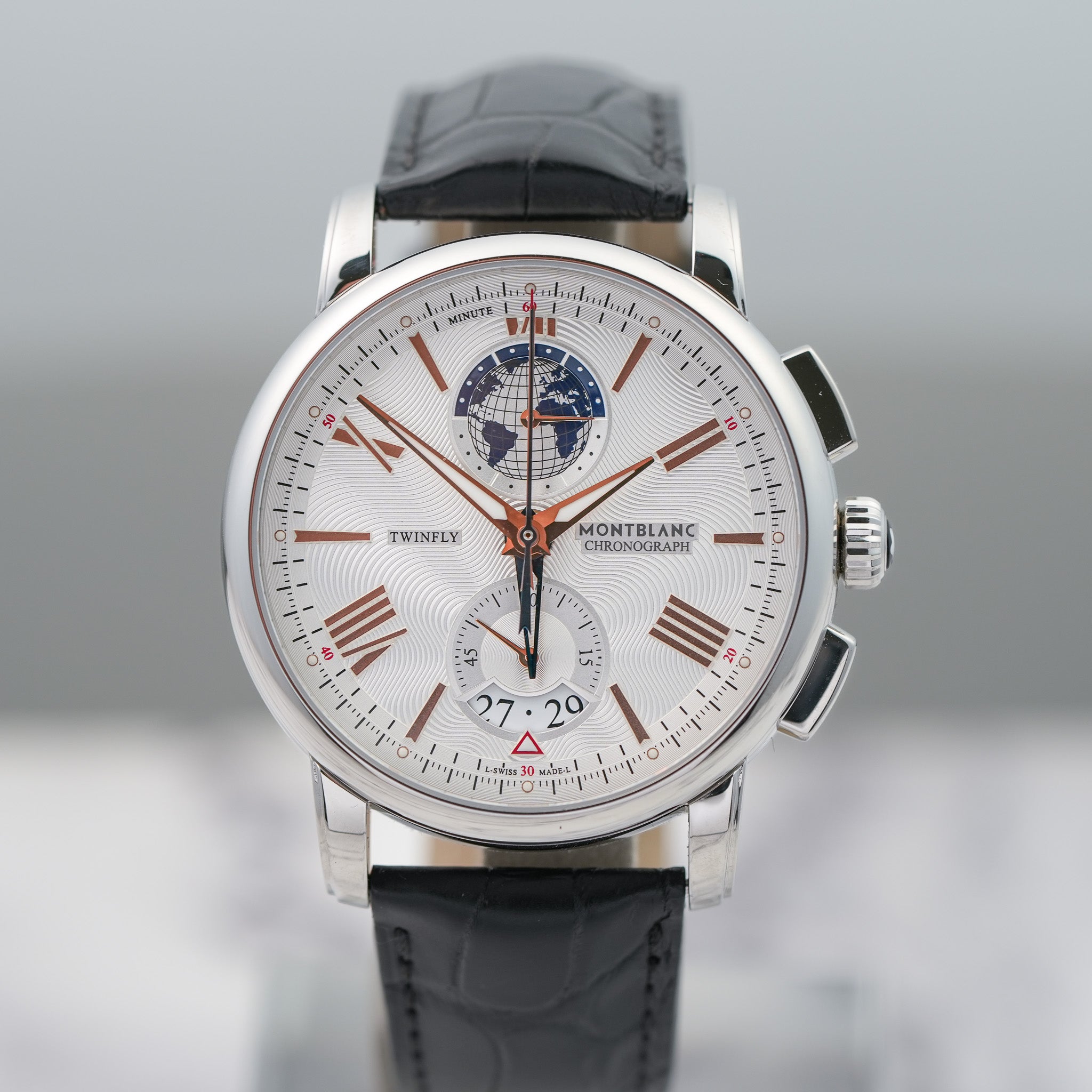 Montblanc 4810 TwinFly Chronograph 110 Years Edition Watch dial