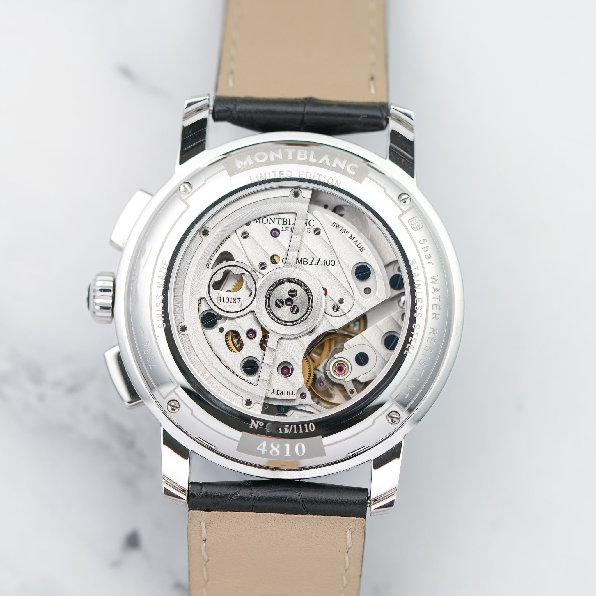 Montblanc 4810 TwinFly Chronograph 110 Years Edition Watch movement