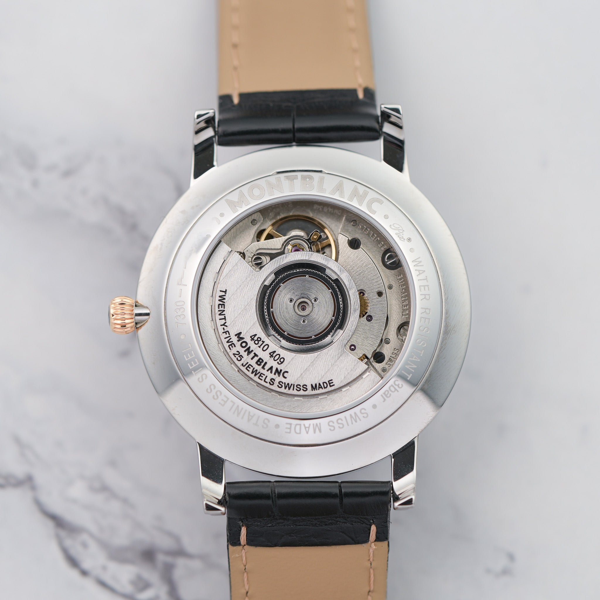 Montblanc Star Classique Date Automatic Watch caseback