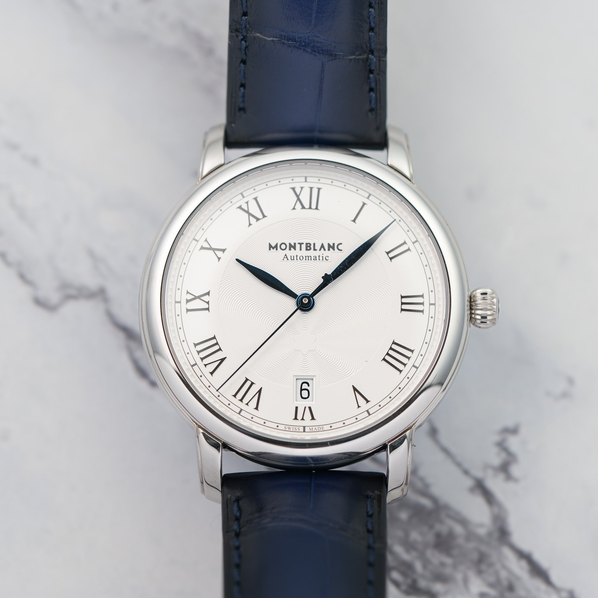 Montblanc Star Legacy Automatic Date 39mm Watch flatlay