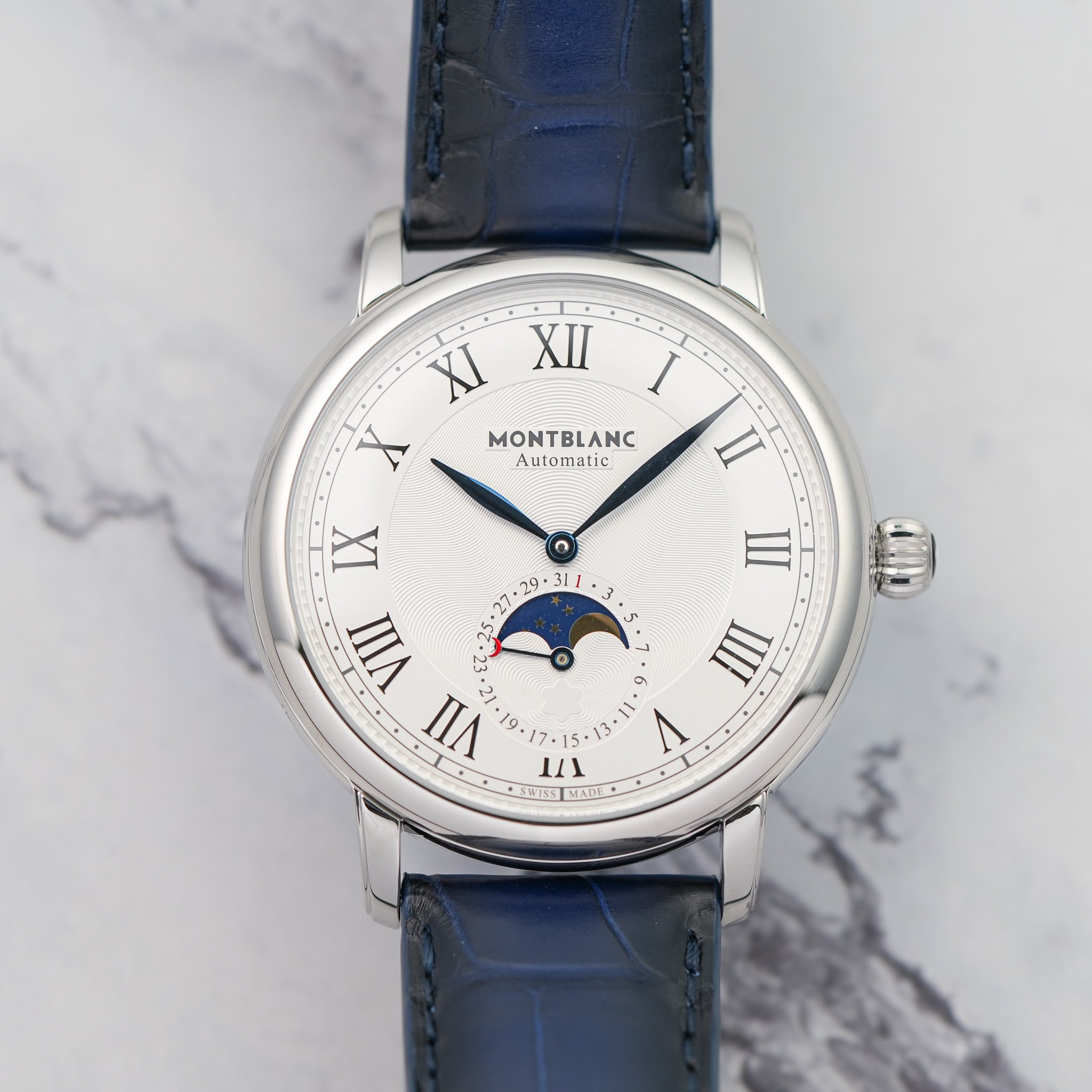 Montblanc Star Legacy Moonphase 42mm Automatic Watch flatlay