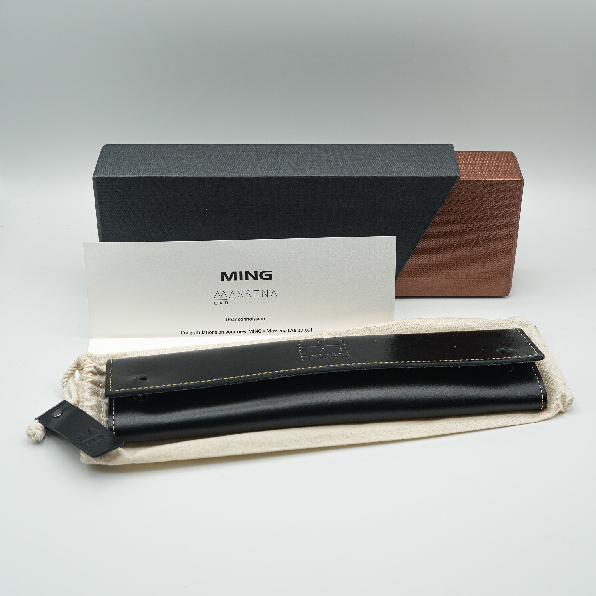 2023 Ming x Massena Lab Black 17.09 Box Papers