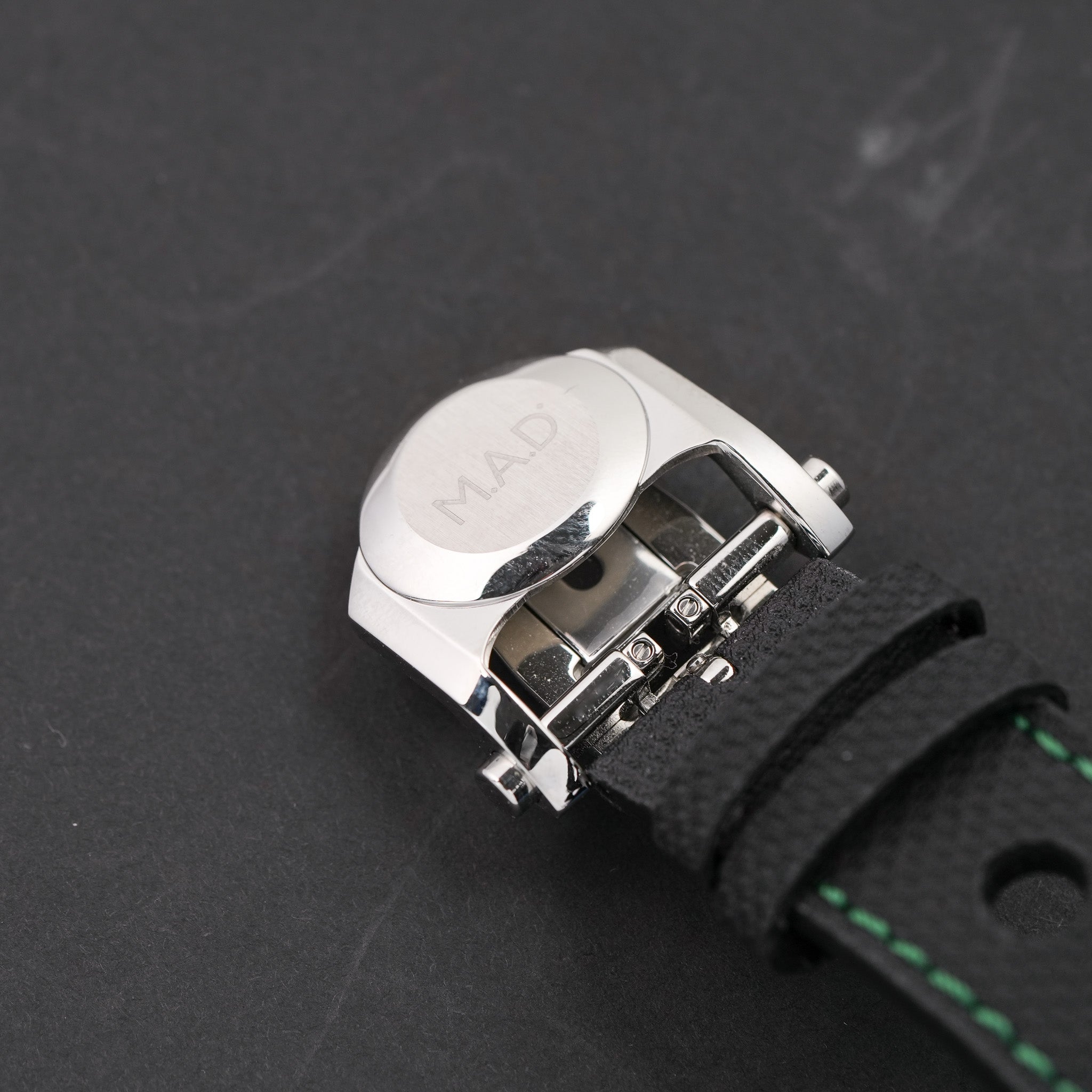 2024 MB&F M.A.D. 1 Green Lucky Clover clasp