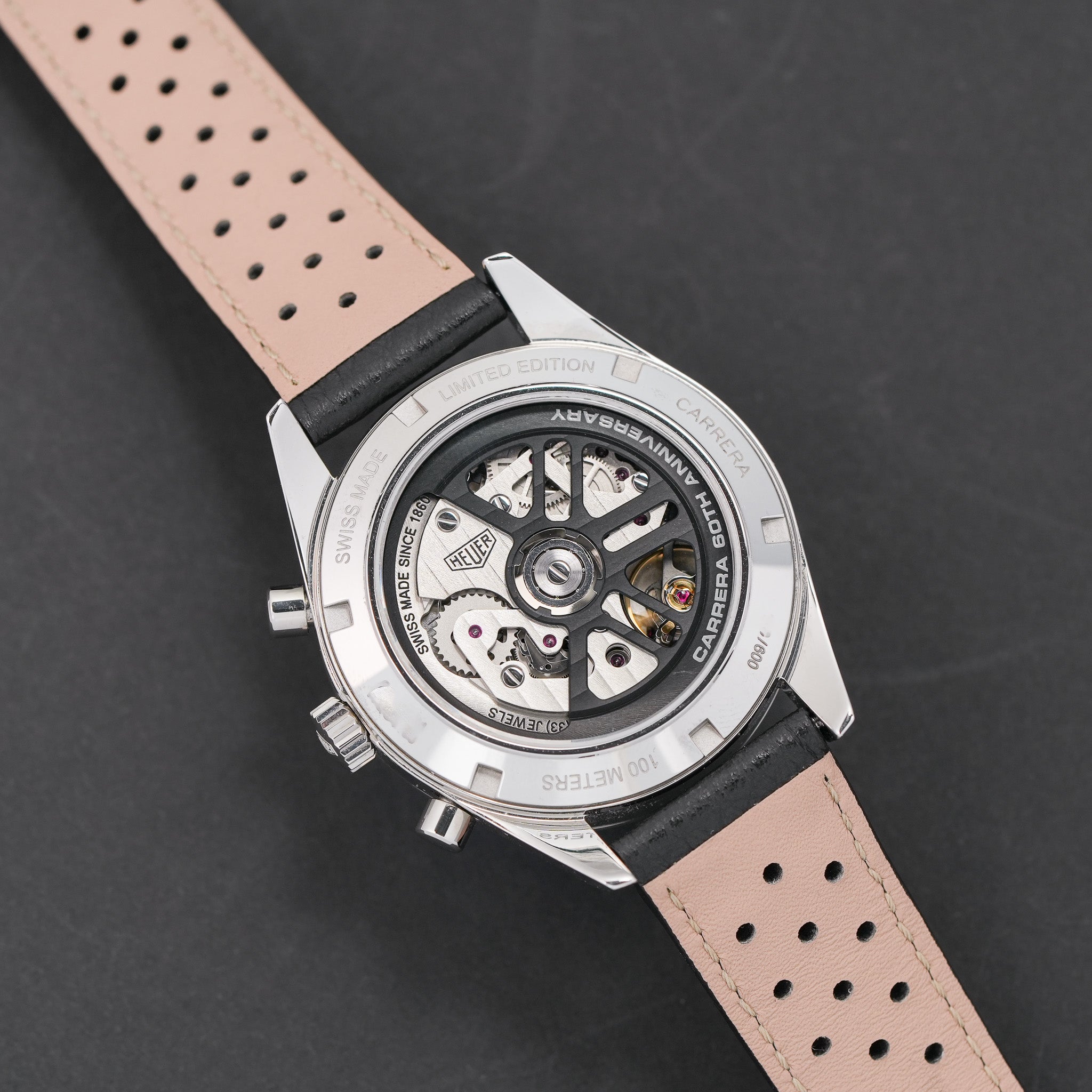 2023 Tag Heuer Carrera Calibre Heuer 02 Panda Chronograph movement 2