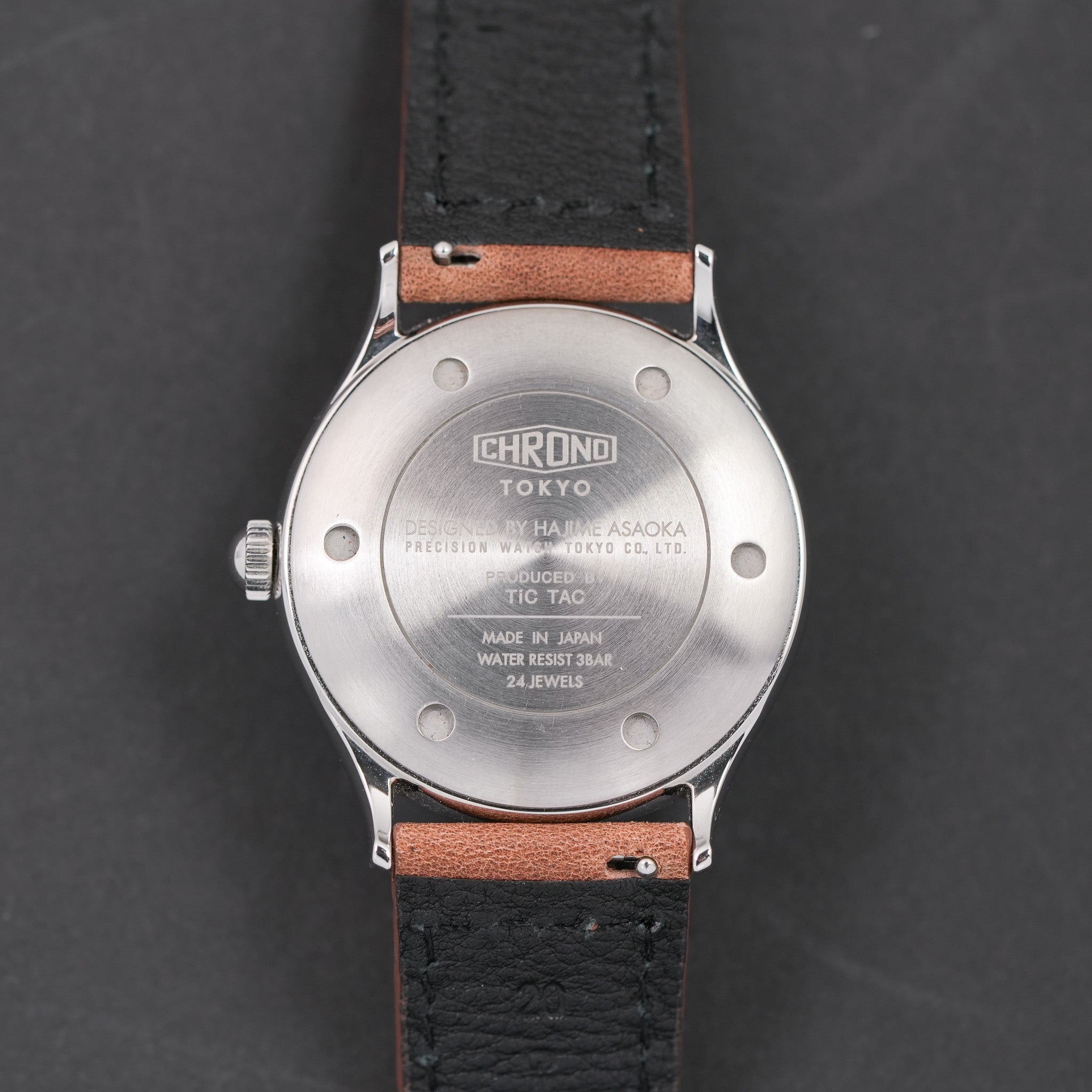 Kurono / Chrono Tokyo TicTac x Hajime Limited Edition caseback