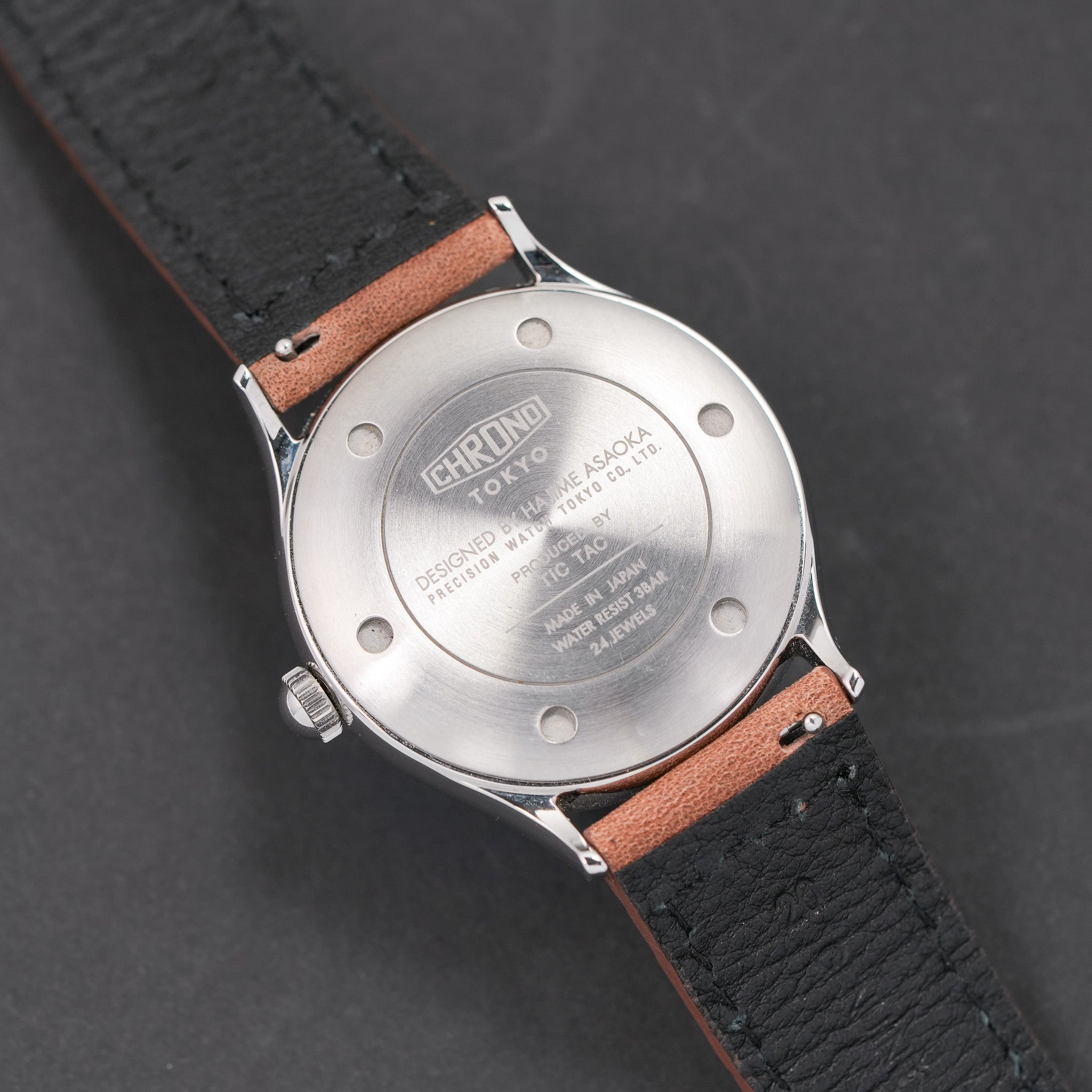 Kurono / Chrono Tokyo TicTac x Hajime Limited Edition caseback 2