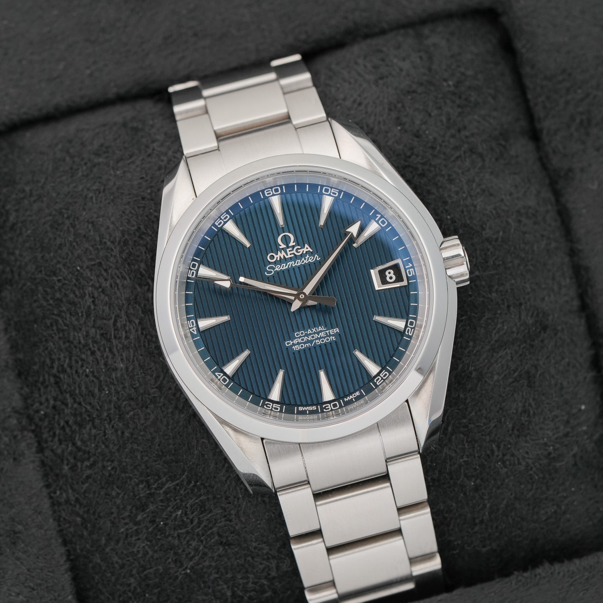 OMEGA Aqua Terra "SkyFall" 38.5mm dial blue 2