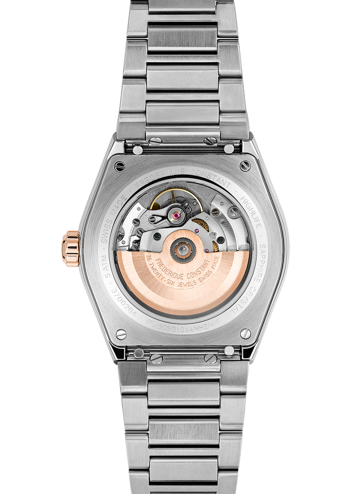 Back view of Highlife Automatic COSC Two Tone 41mm
