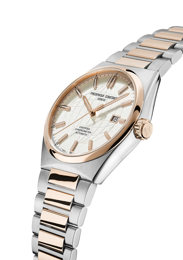 angle view of Highlife Automatic COSC Two Tone 41mm
