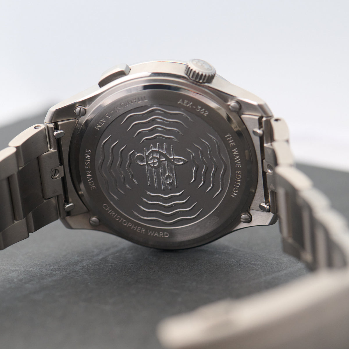 Christopher Ward C1 Bel Canto x Guilloche Limited Edition caseback