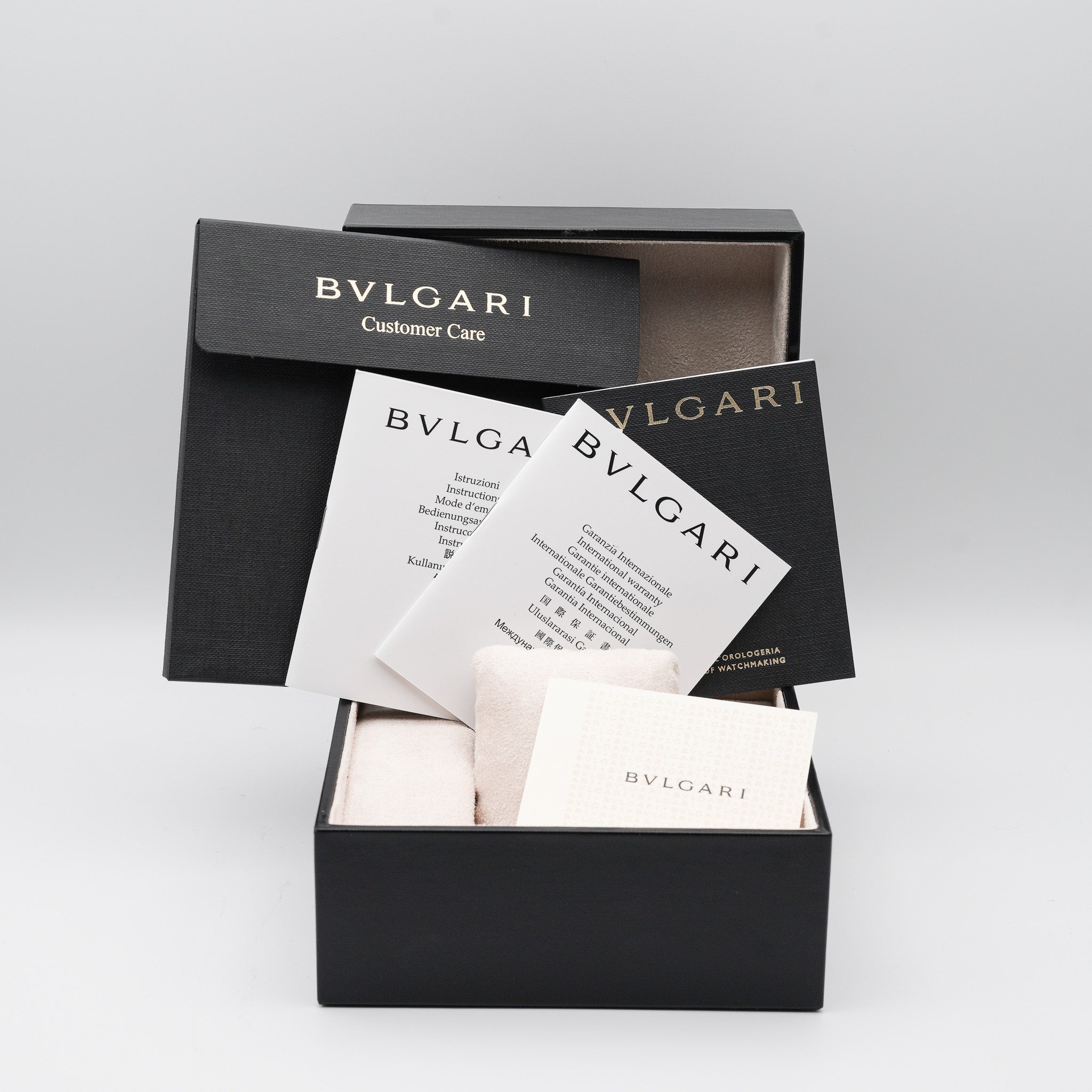 Bvlgari Lvcea Watch Box Documents and Warranty
