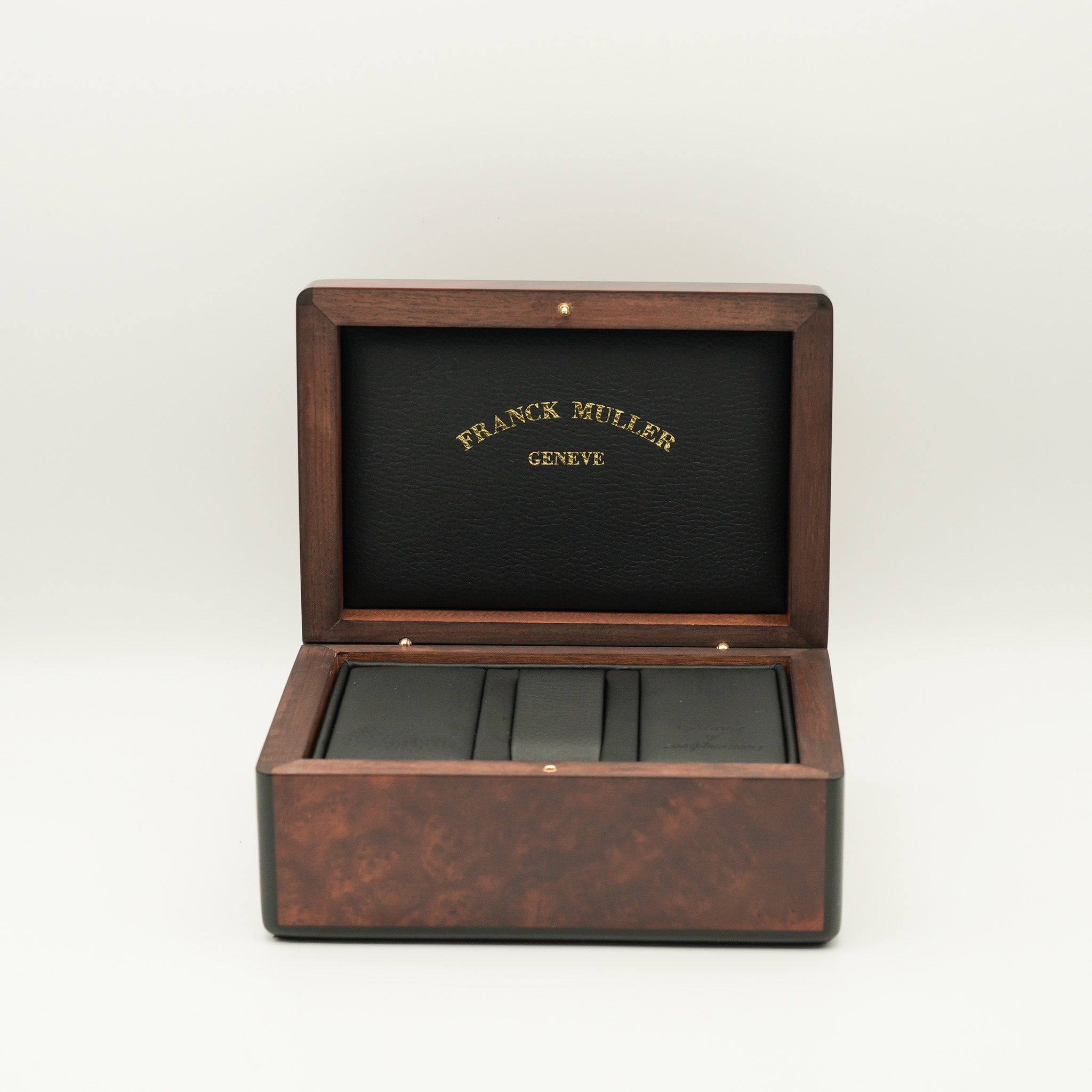 Franck Muller brown lacquered watch box
