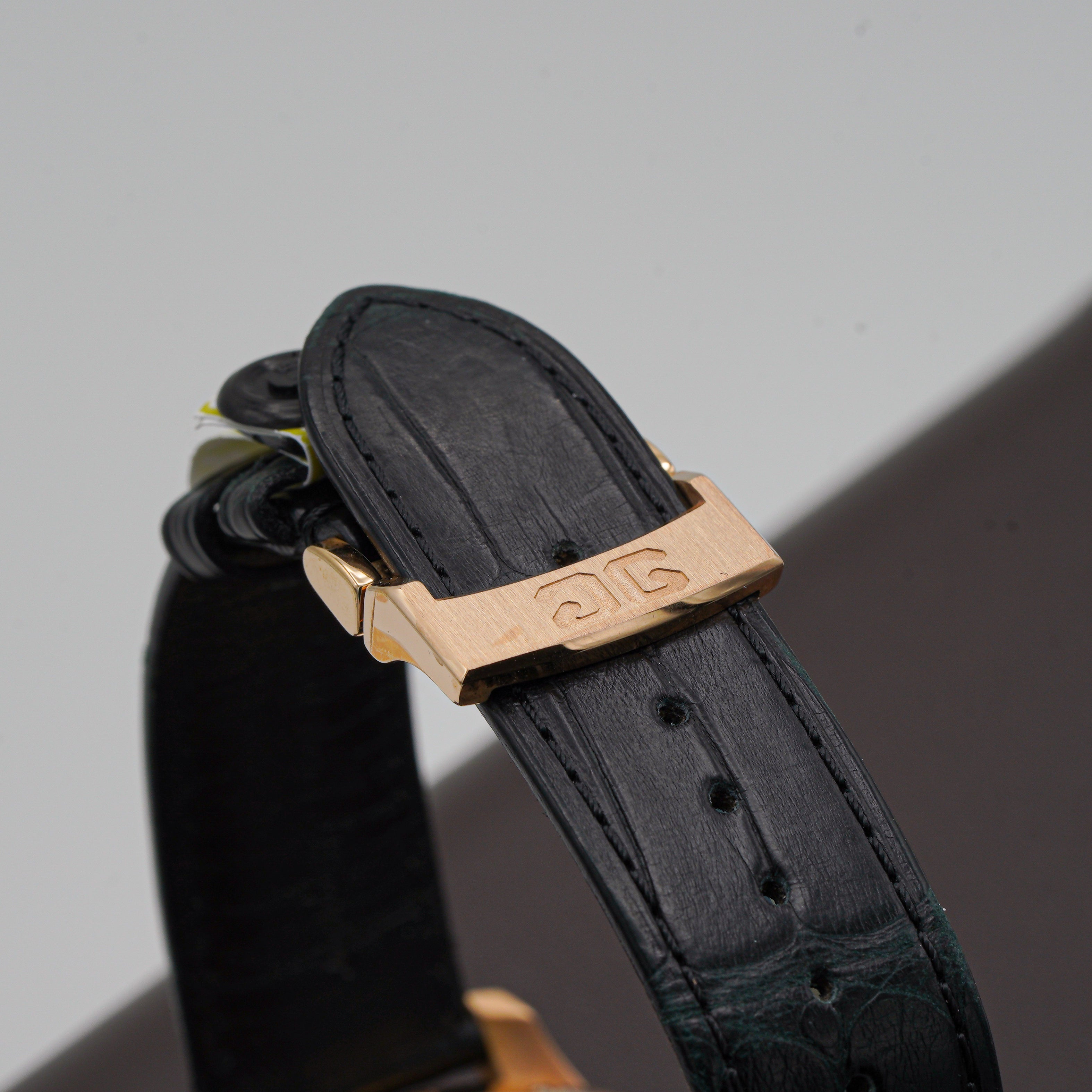 Glashütte Original PanoReserve Manual Wind Black Dial 1-65-01-29-15-30 clasp