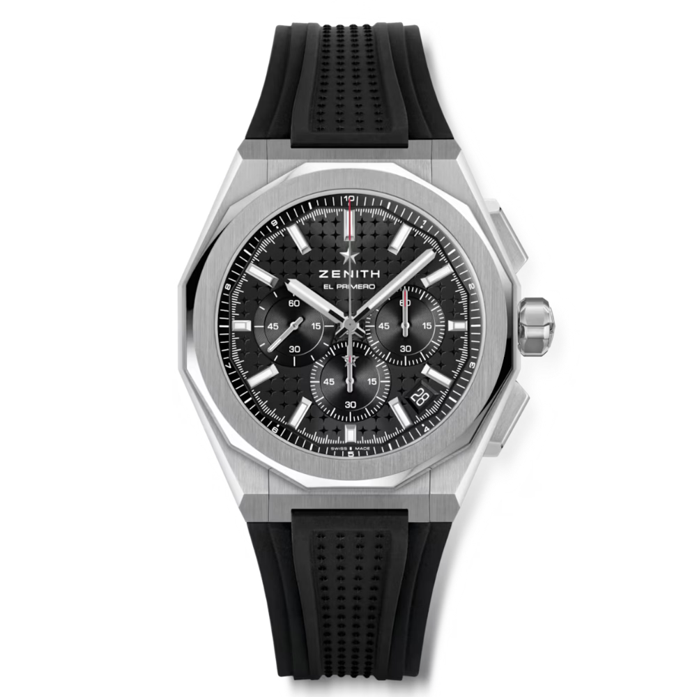 Zenith Defy Skyline Chronograph Black 42mm 03.9500.3600/21.I001 black rubber strap