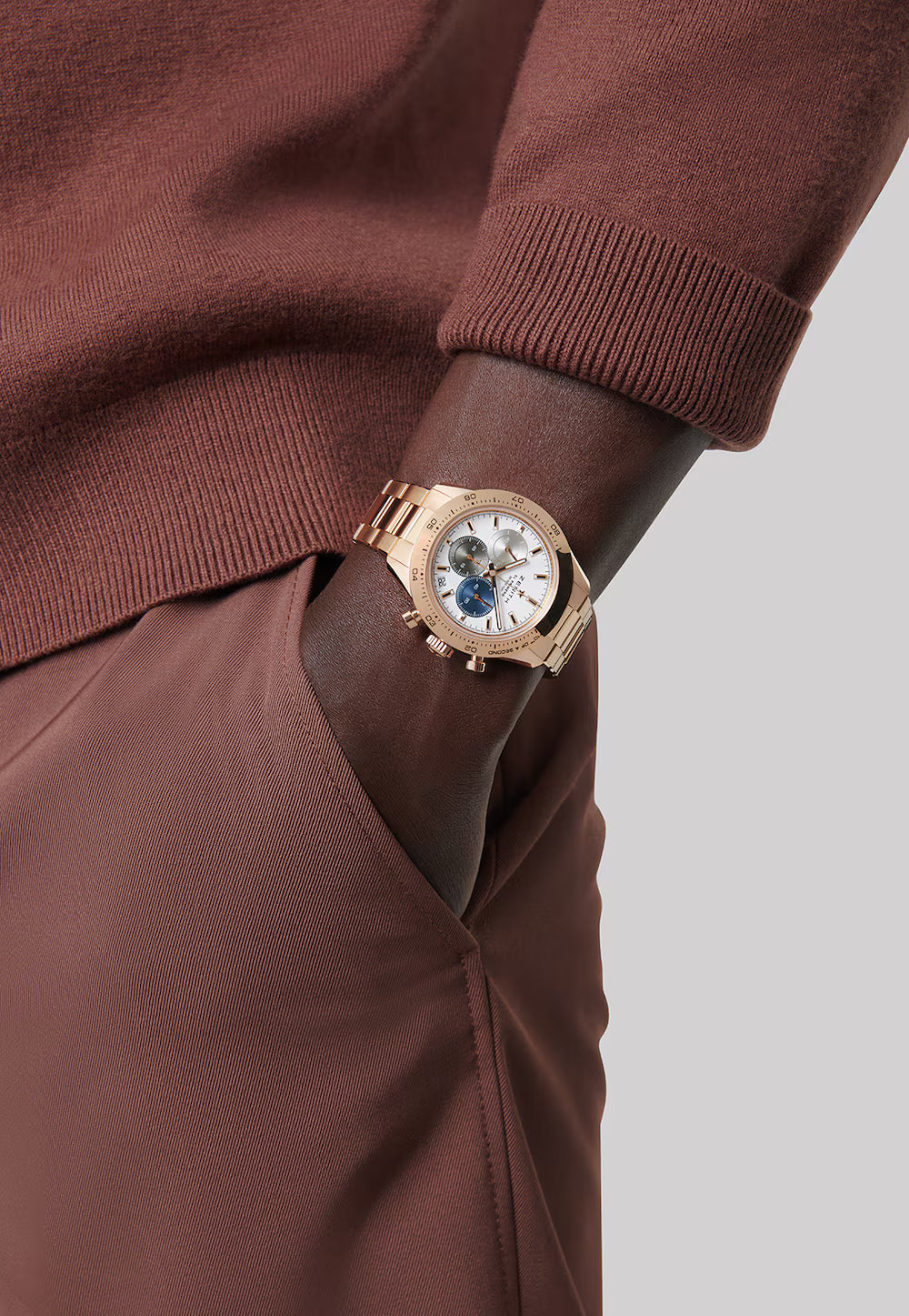 Zenith Chronomaster Sport Rose Gold 41mm 18.3101.3600/69.M3100 model wrist shot