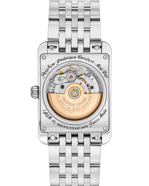 Frederique Constant Classics Carree Automatic Light Blue 42mm FC303RLB4C6B caseback