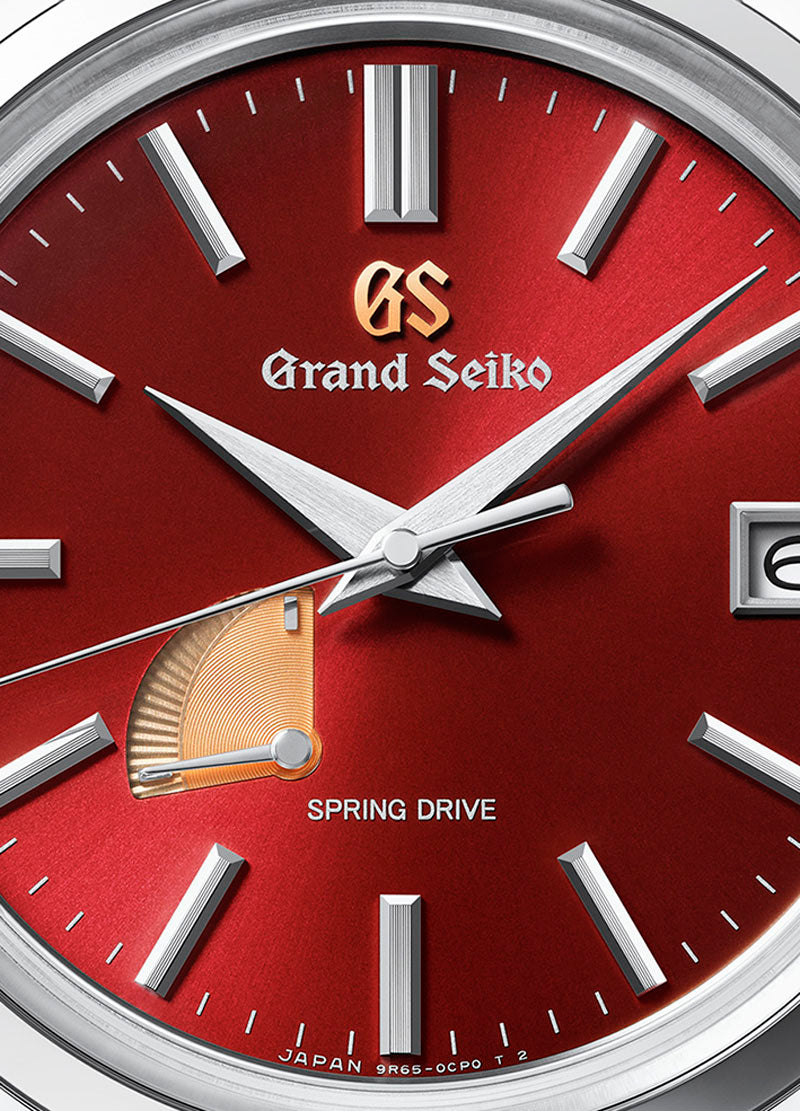 Grand Seiko SBGA499 Hotaka Red Spring Drive Automatic Limited Edition dial