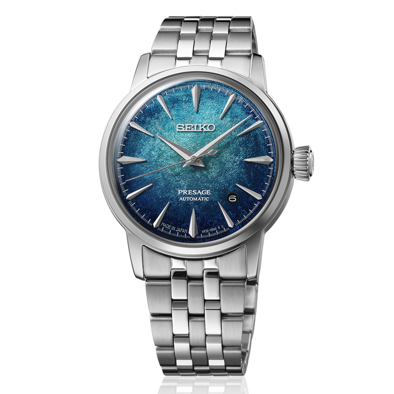HCB001 | Seiko Presage Cocktail Time 38mm Blue soldier shot