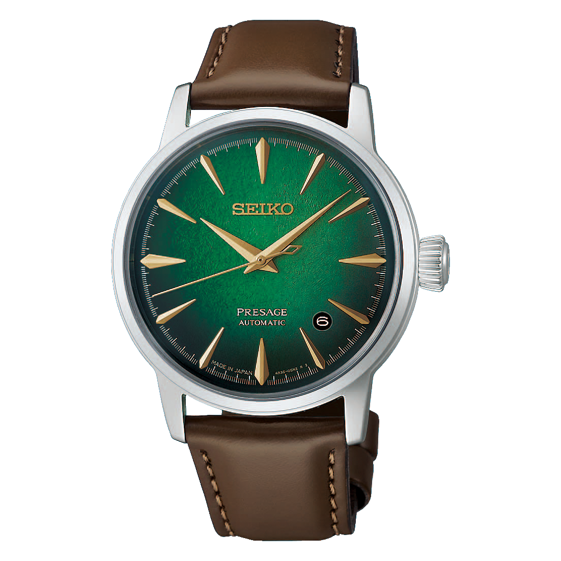 HCB002 Seiko Presage Cocktail Time Green soldier shot 3