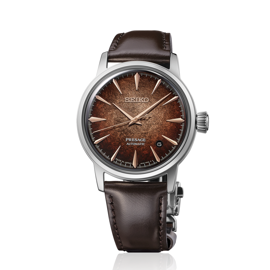 Seiko Presage Cocktail Time HCB003 Brown Dial Soldier Shot