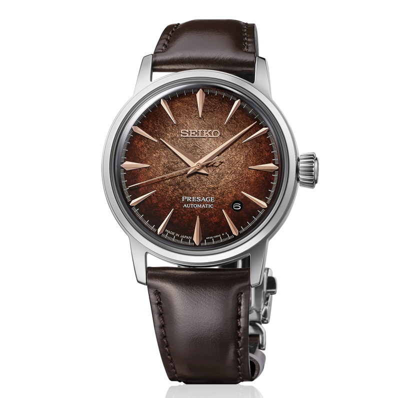 Seiko Presage Cocktail Time HCB003 Brown Dial Soldier Shot