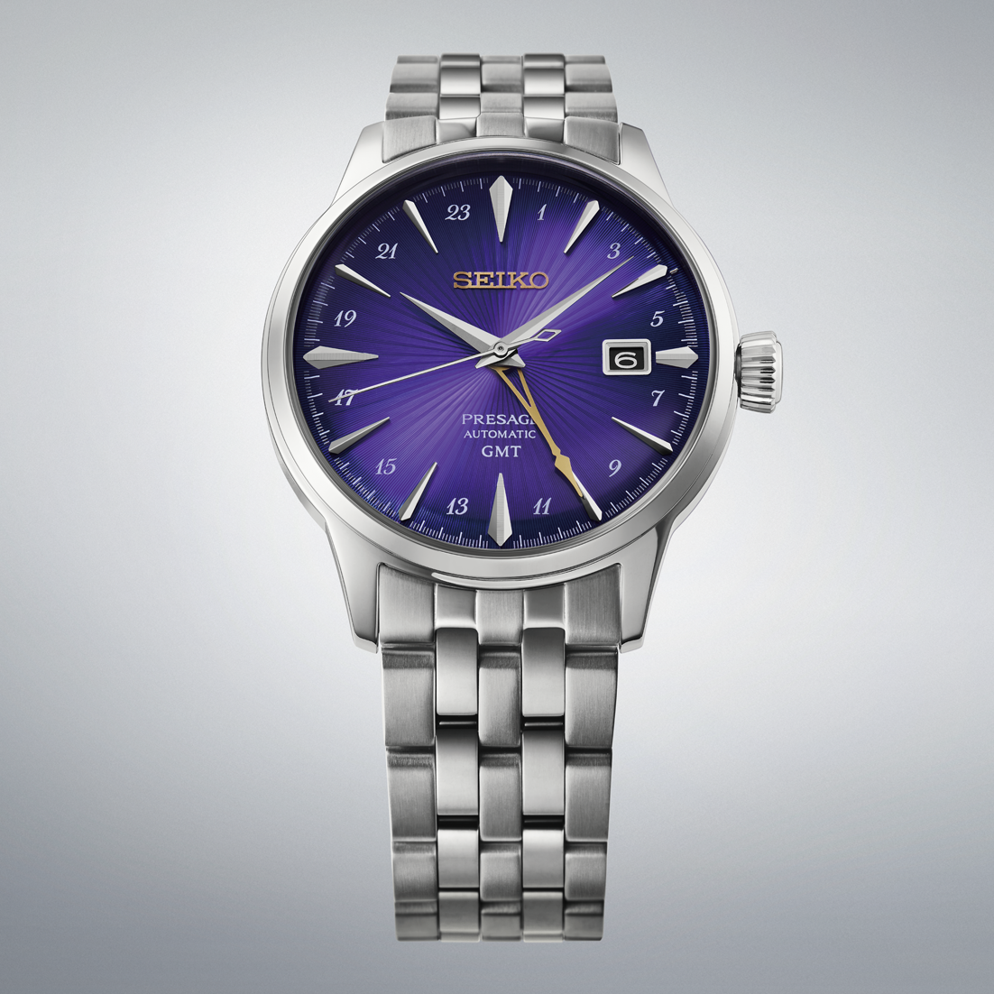 Front View of Seiko 145th Anniversary Limited Edition Presage Cocktail Time HCB006