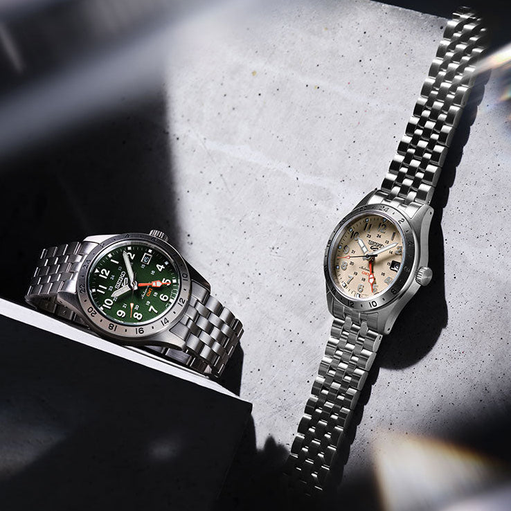 HDB001 Seiko 5 Automatic GMT Green Dial Soldier Shot 5