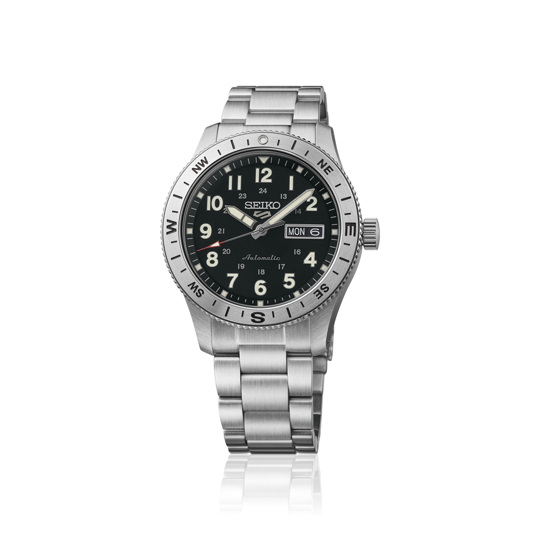 Front View of Seiko 5 Sports Field Series Compass HDB006