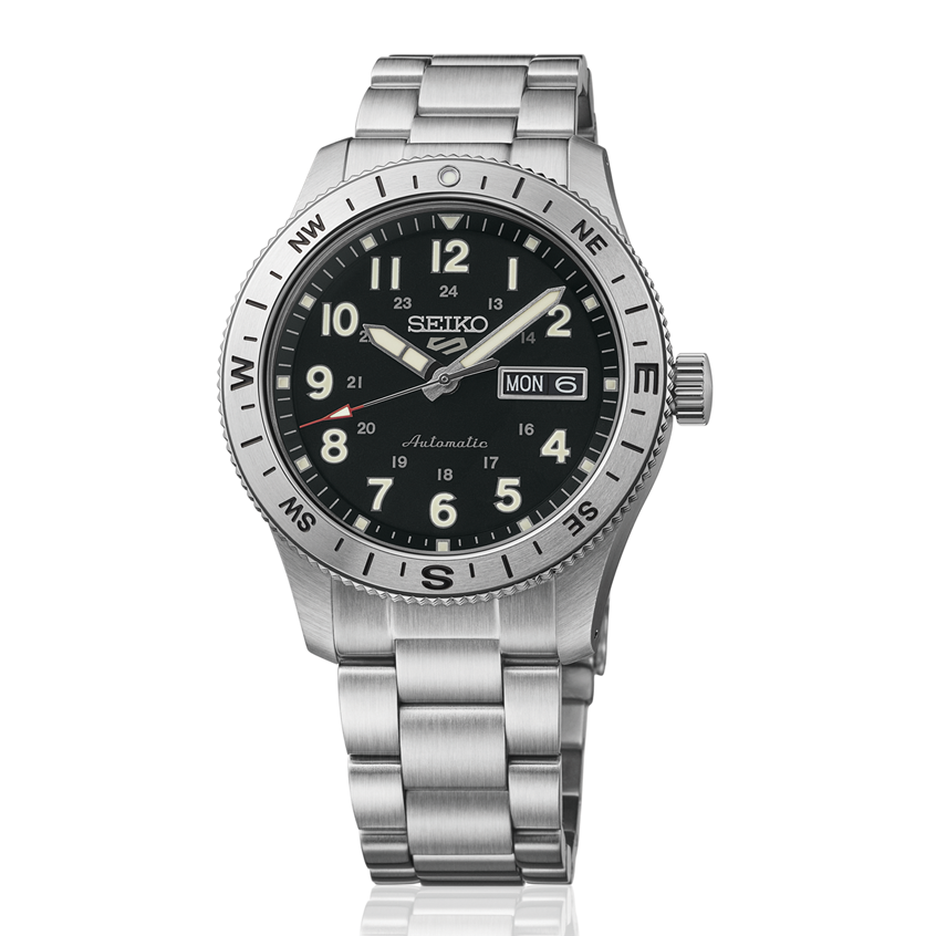 Front View of Seiko 5 Sports Field Series Compass HDB006