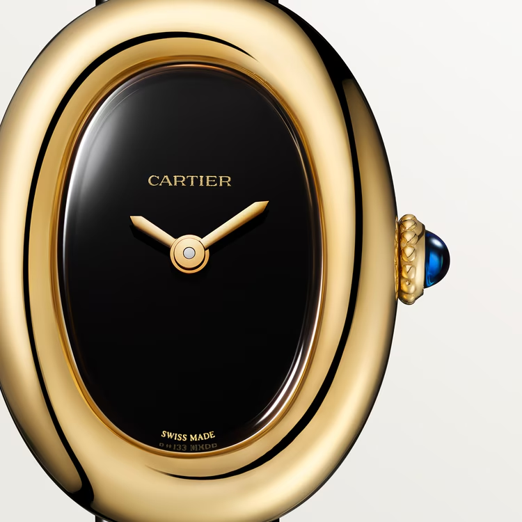 Cartier WGBA0040 Mini Baignoire Black DIal