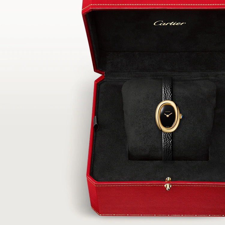Box View of Cartier WGBA0040 Mini Baignoire Black DIal