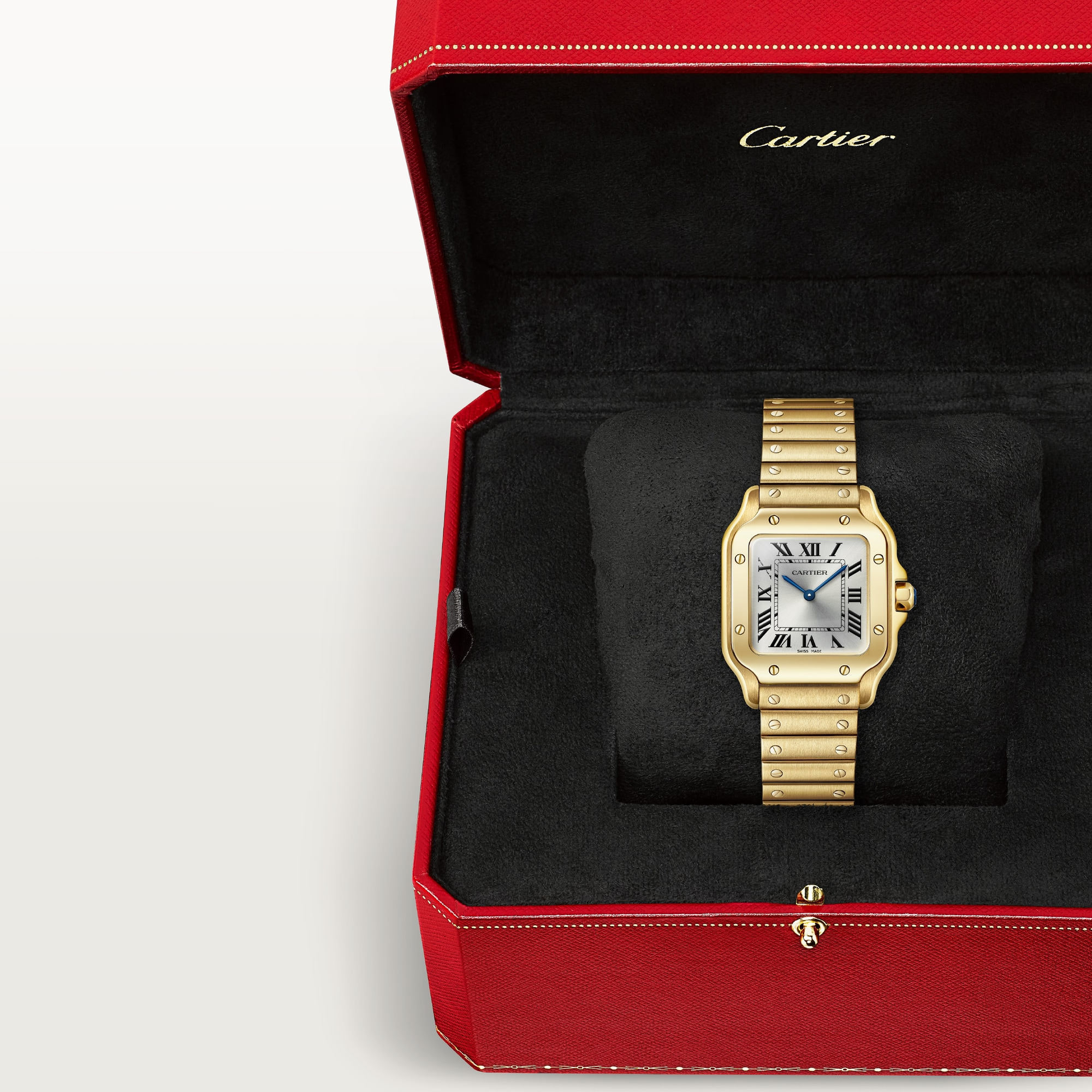 Gold Santos de Cartier Small Model WGSA0107