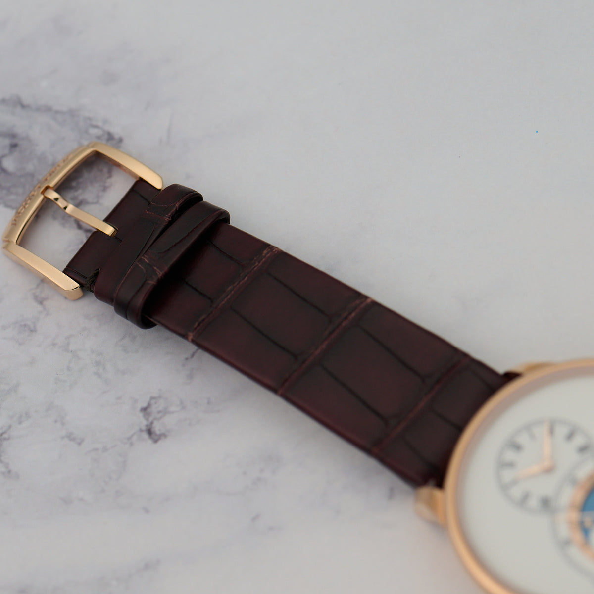Jaquet Droz Grande Seconde Moon Ivory Enamel J007533200 strap top