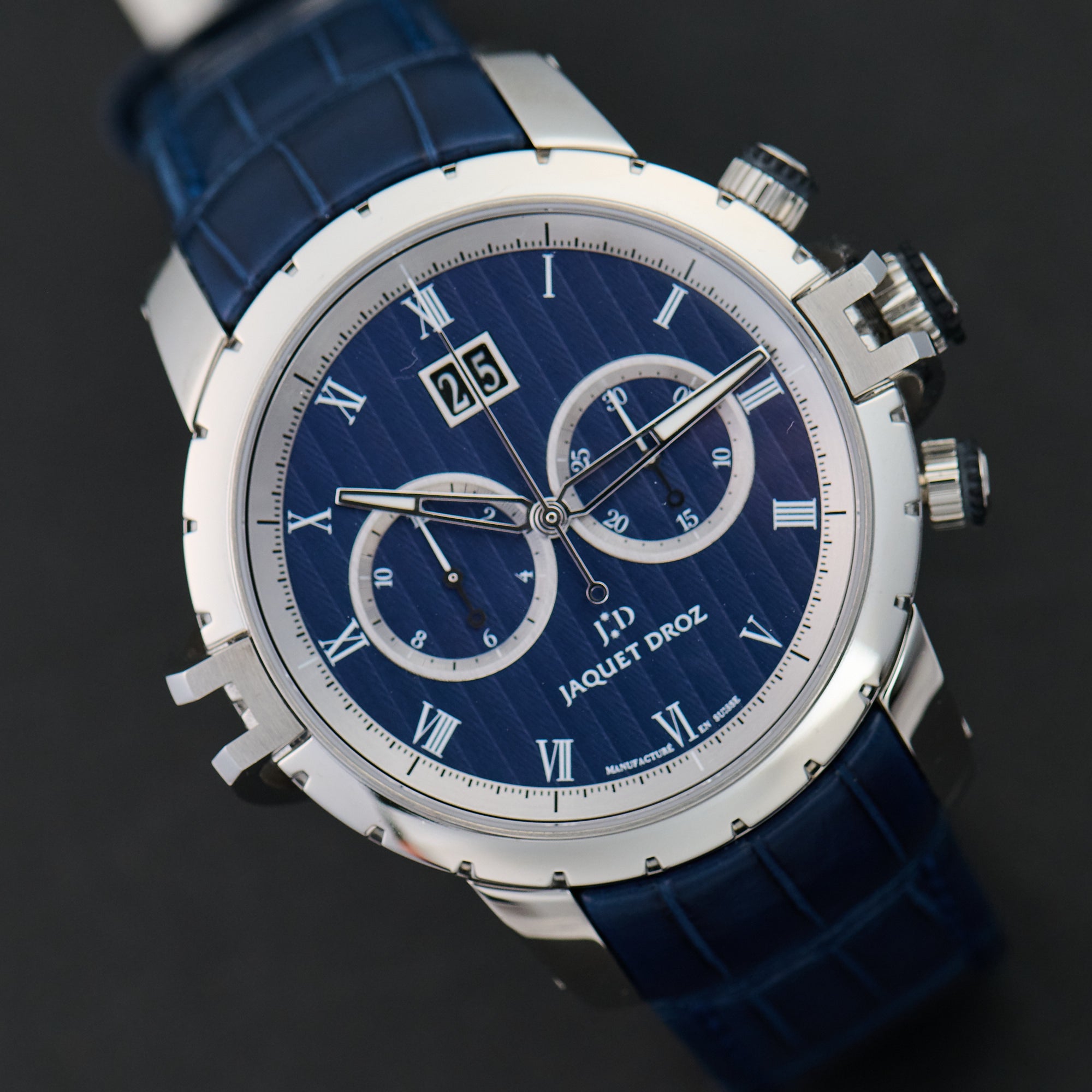Jaquet Droz SW Chrono Cotes de Geneve 45mm J029530201 dial 2