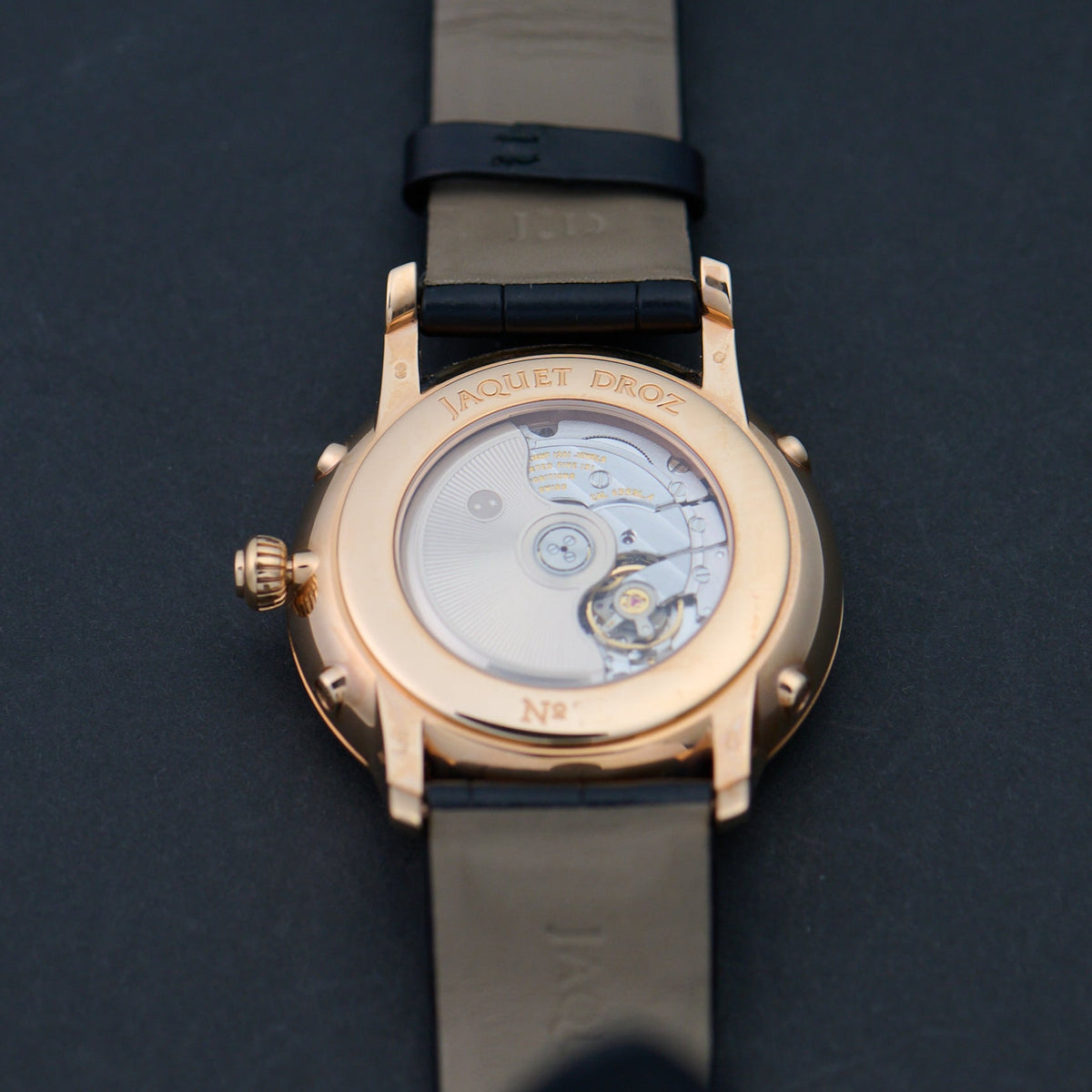 Jaquet Droz Astrale Eclipse Ivory Enamel J012633203 43 mm caseback