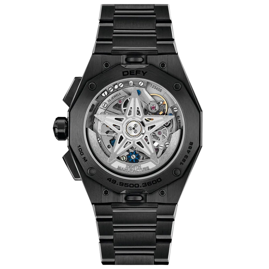 Zenith Defy Skyline Chronograph Black Ceramic 42mm 49.9500.3600/21.I001 back