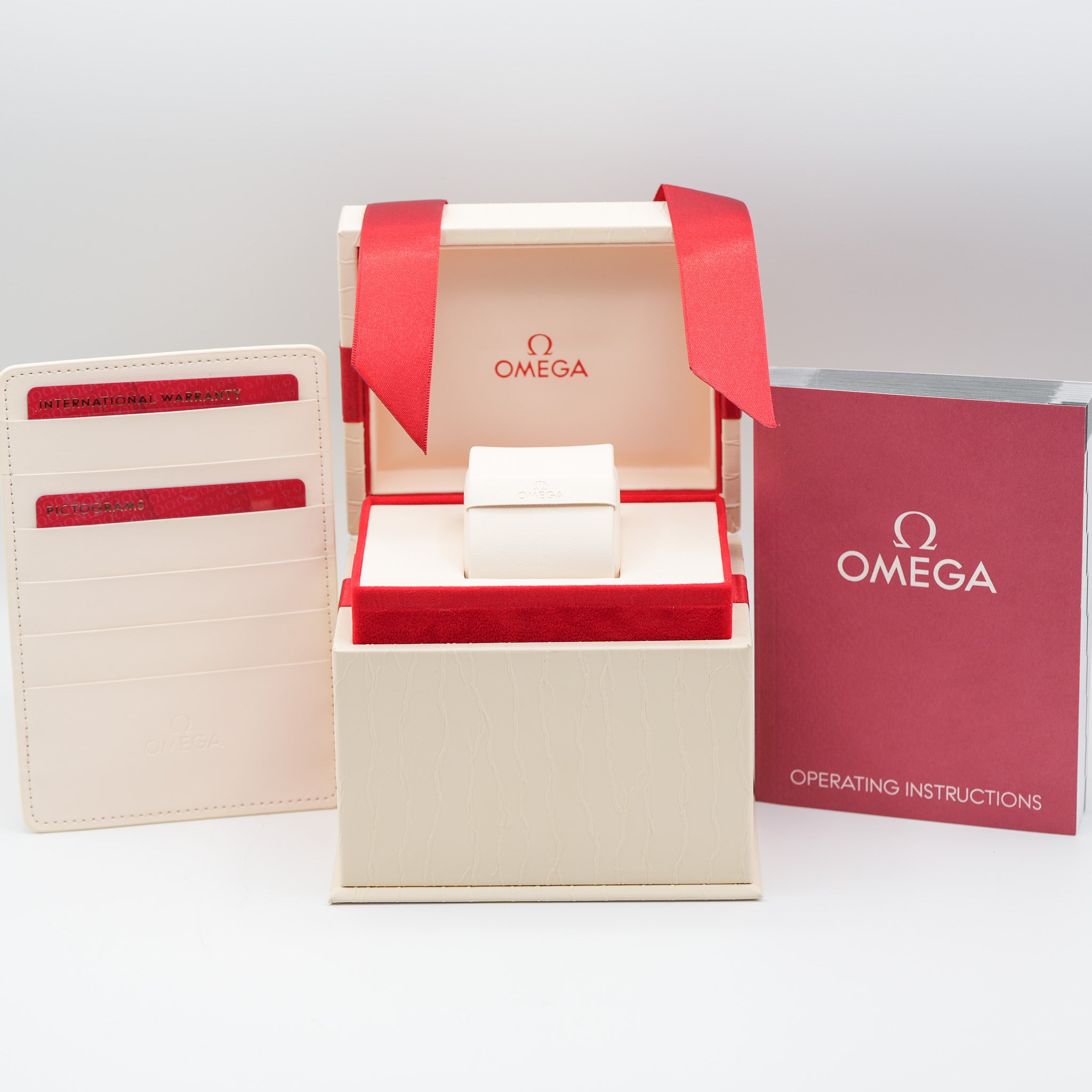 Omega Ladies Box and Documents