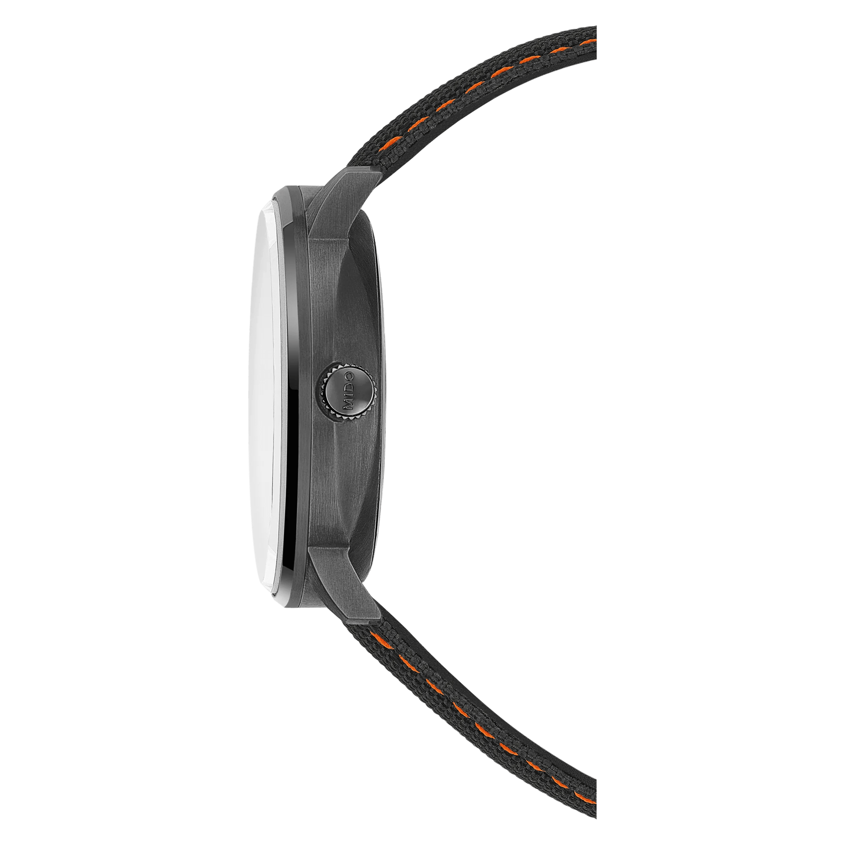 MIDO Commander Gradient Black SeeThrough Black PVD Black Fabric Strap 40mm M0214073741100