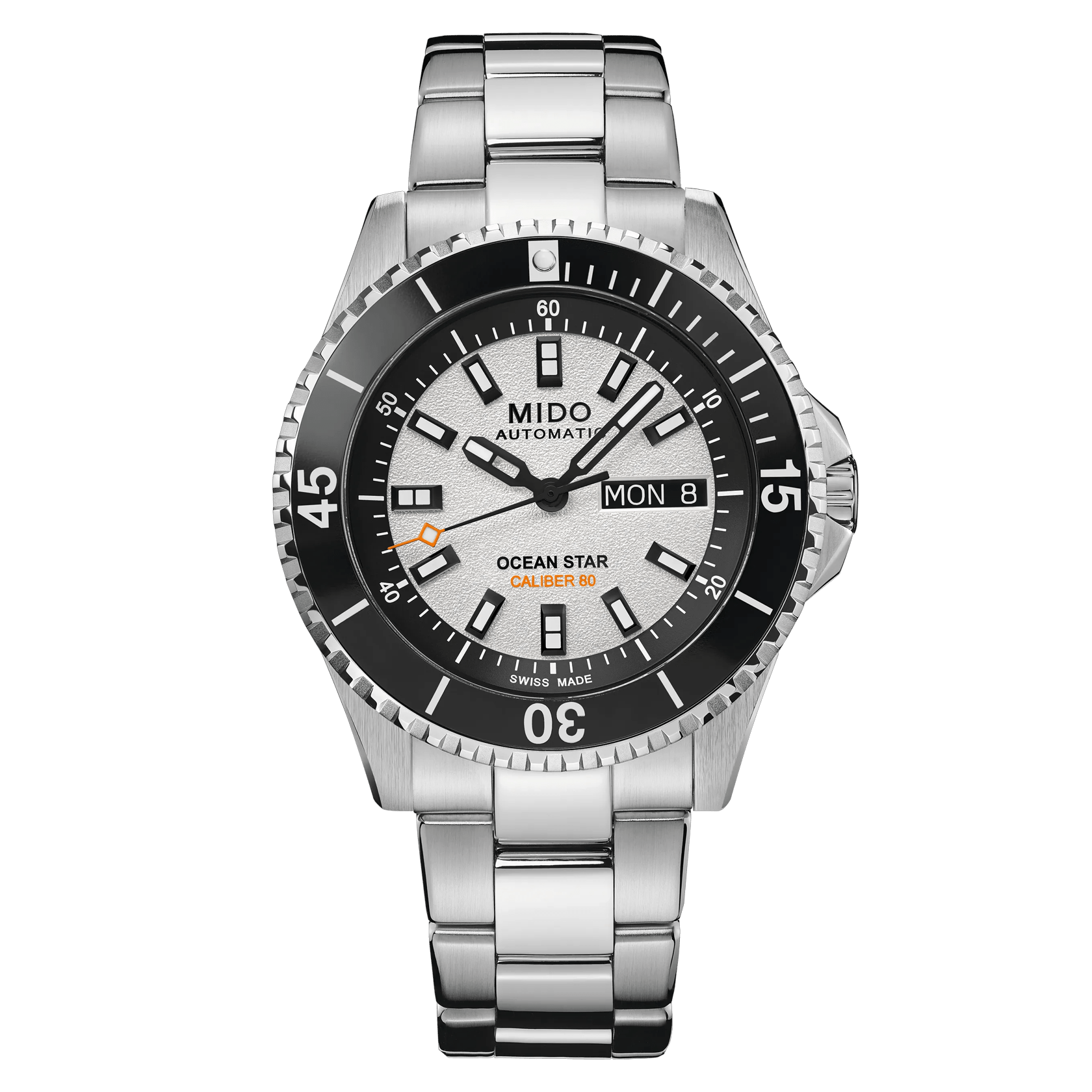 Front view of MIDO Ocean Star 200 White 41mm M0269301101100