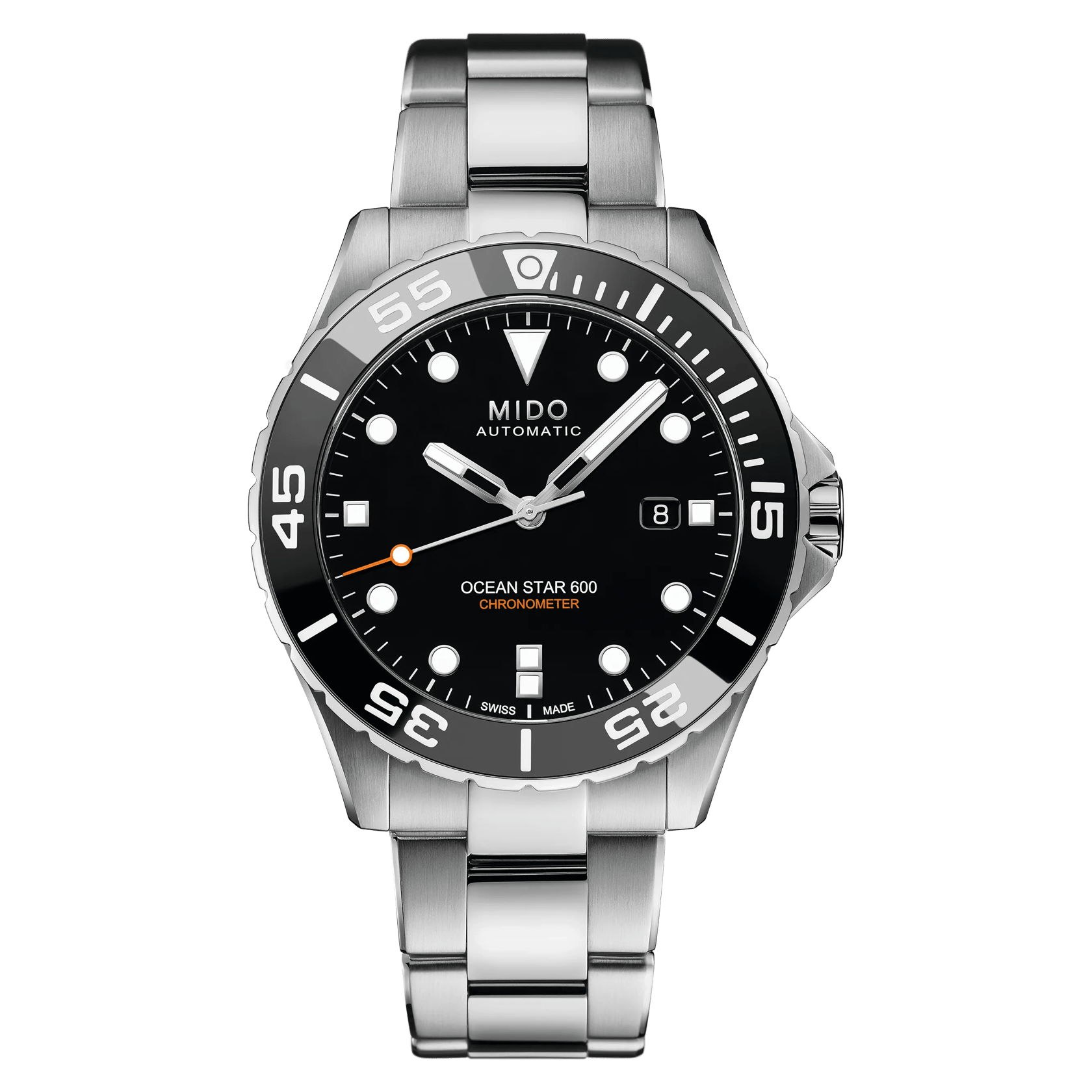 MIDO Ocean Star 600 Chronometer diver watch Black Dial - 43.5mm - M0266081105100