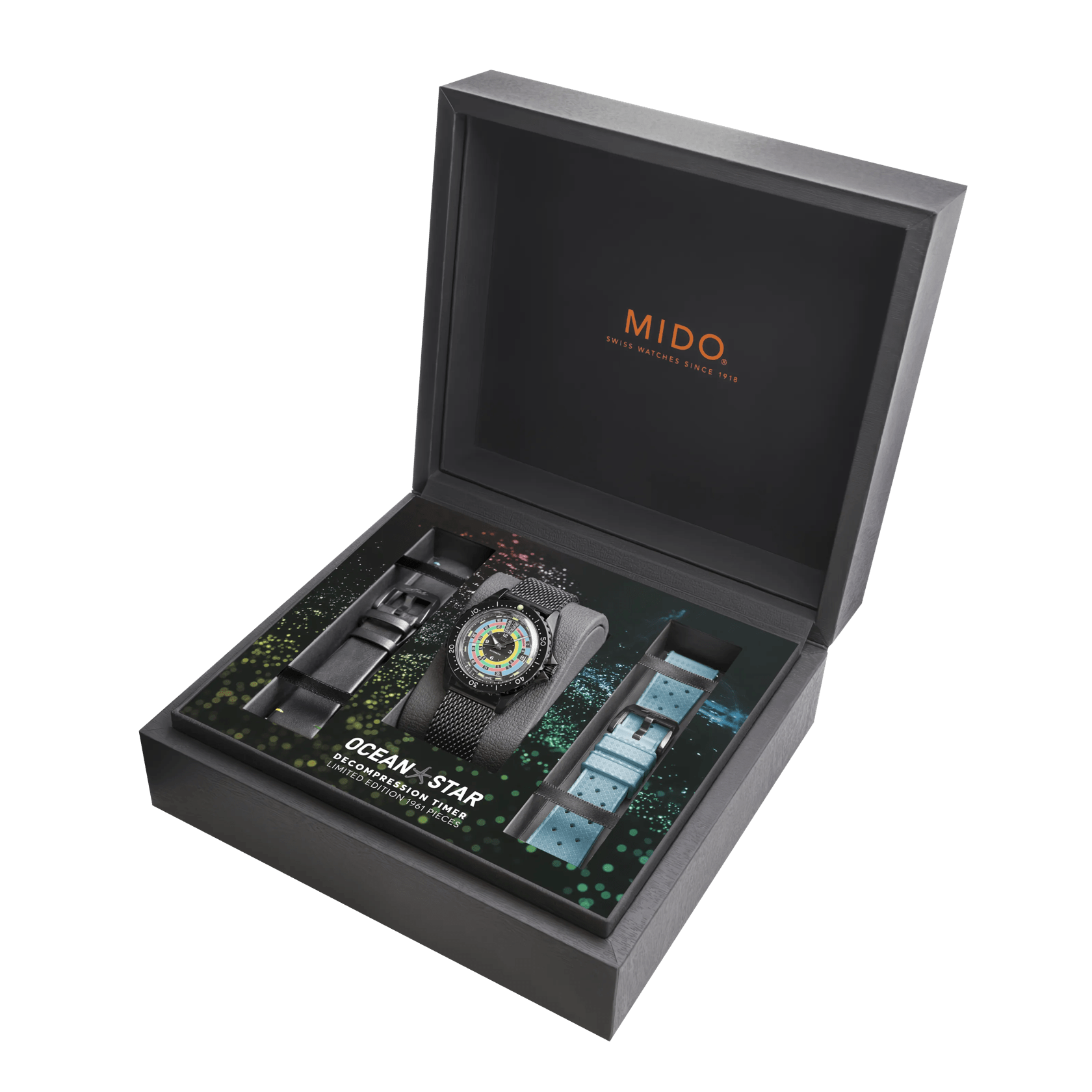 MIDO Ocean Star Decompression 1961 Special Edition Black PVD 40.5mm M0268073305100