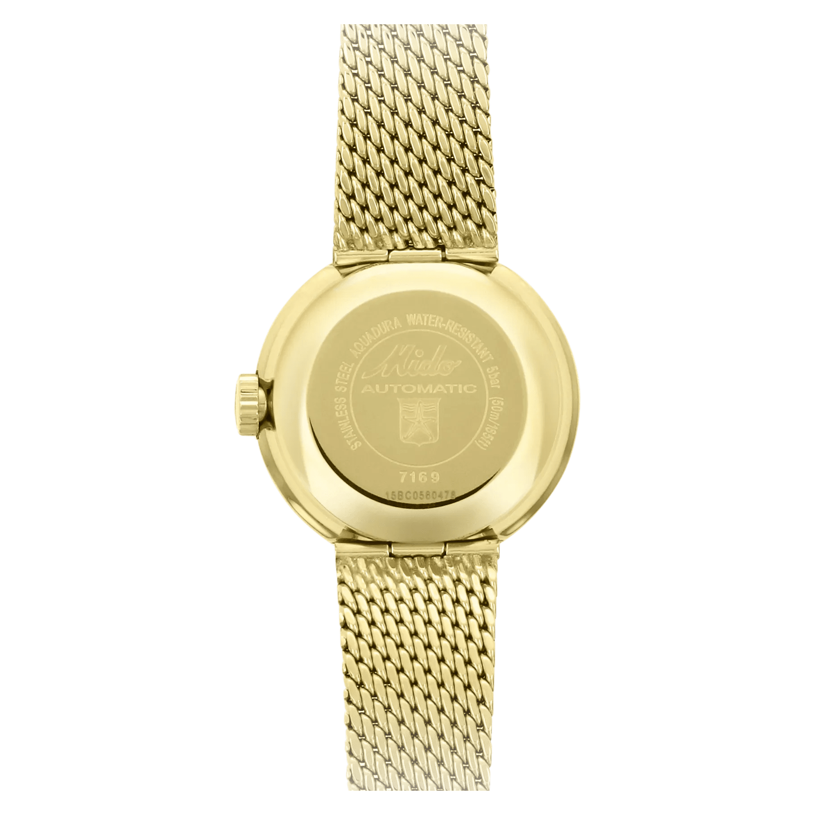 MIDO Commander 1959 Yellow Gold Tone Integrated Bracelet 23.5mm M716937213