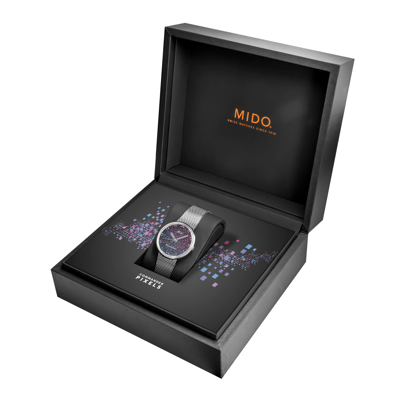 MIDO Commander 1959 Pixel on Milanese Bracelet 37mm M84294N711